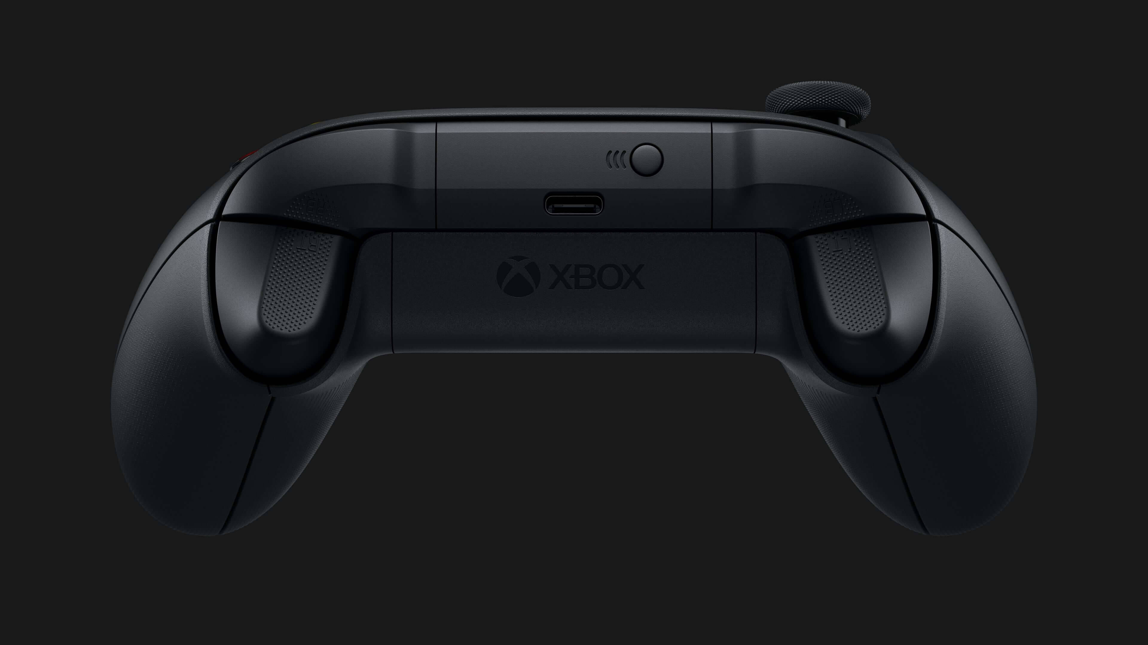 Xbox Series X, controller top, black, 4K Desktop Wallpaper