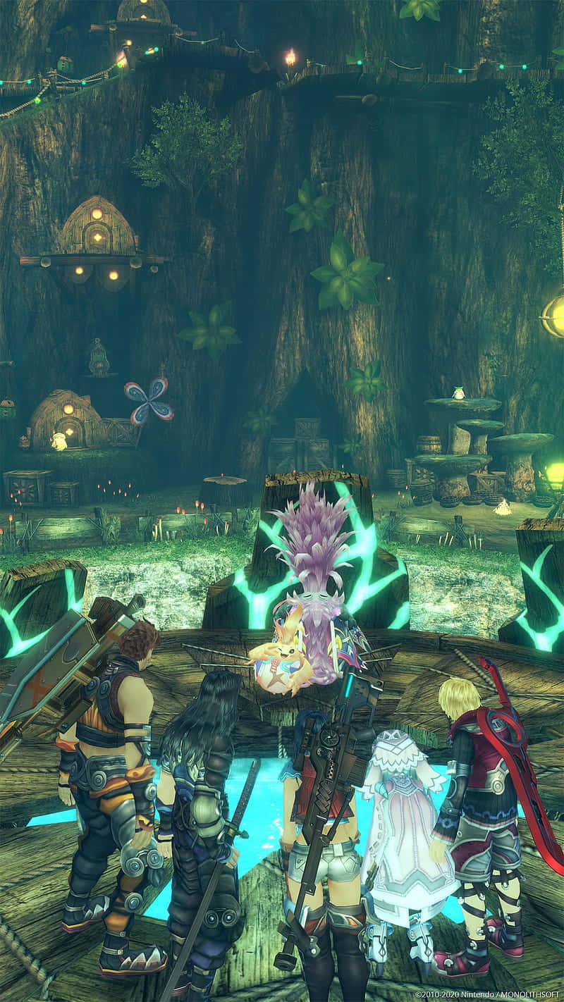 Xenoblade, fantasy armor, wooden platform, HD Phone Wallpaper