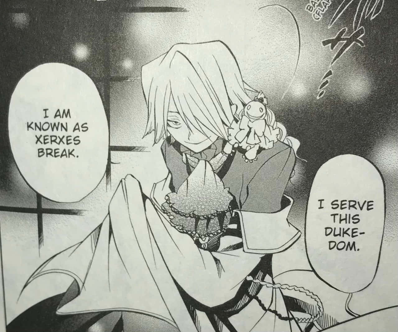 Xerxes Break, manga panel, short hair, HD Desktop Wallpaper