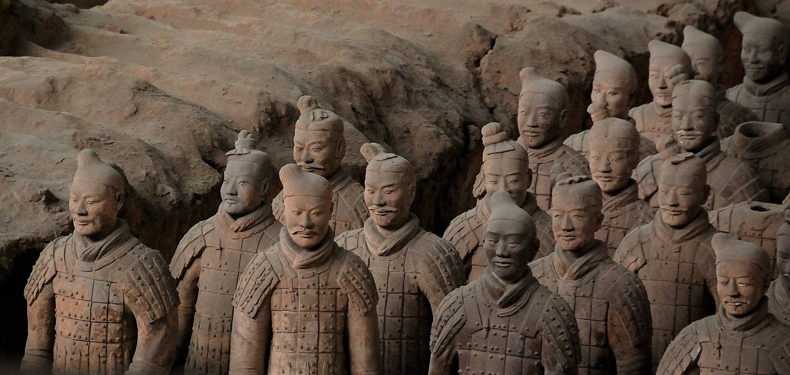 ancient humanoid statues, Xian, terracotta warriors, HD Desktop Wallpaper