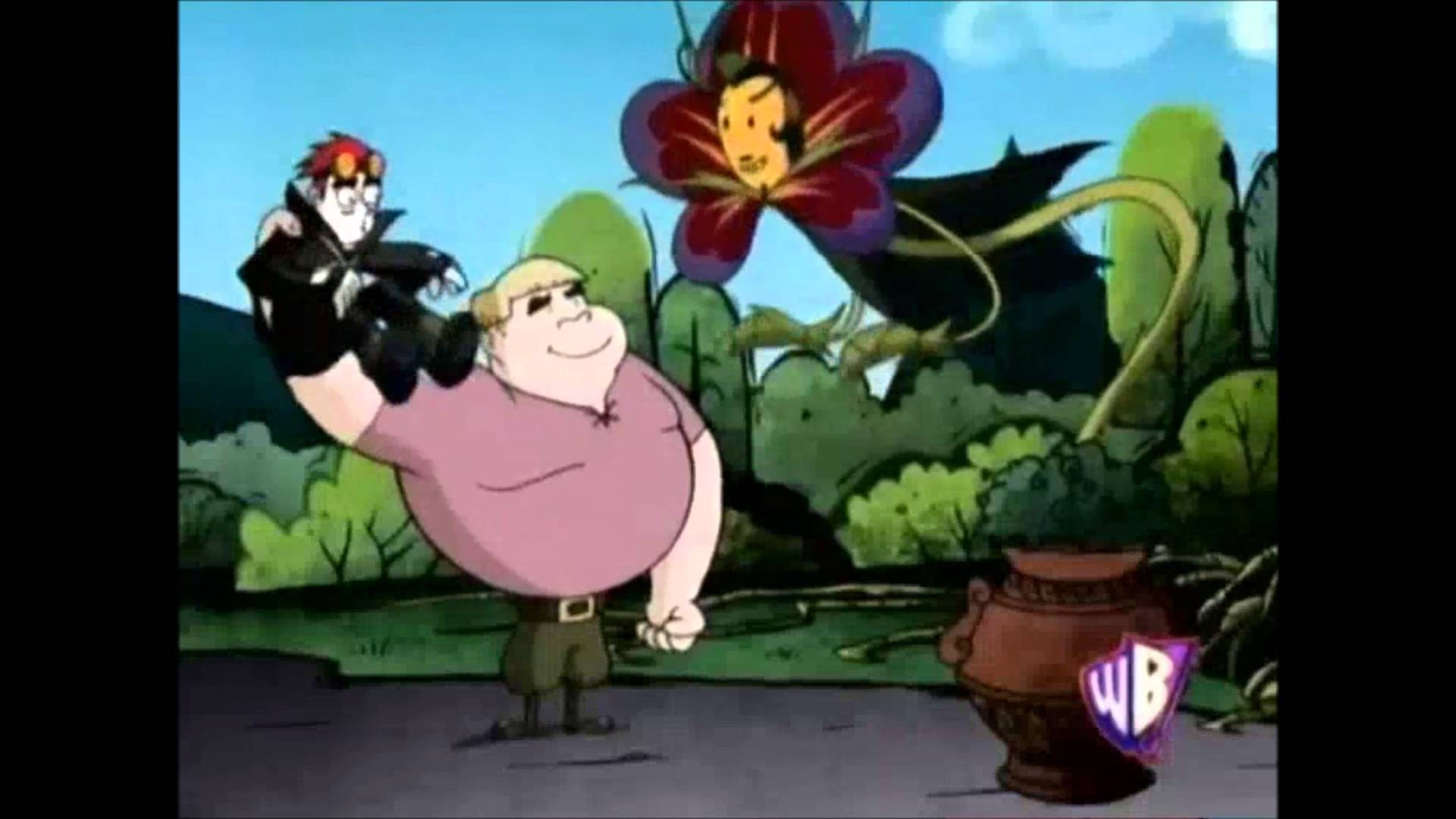 Xiaolin Showdown, vampire-like figure, giant flower with a face, Full HD Desktop Wallpaper