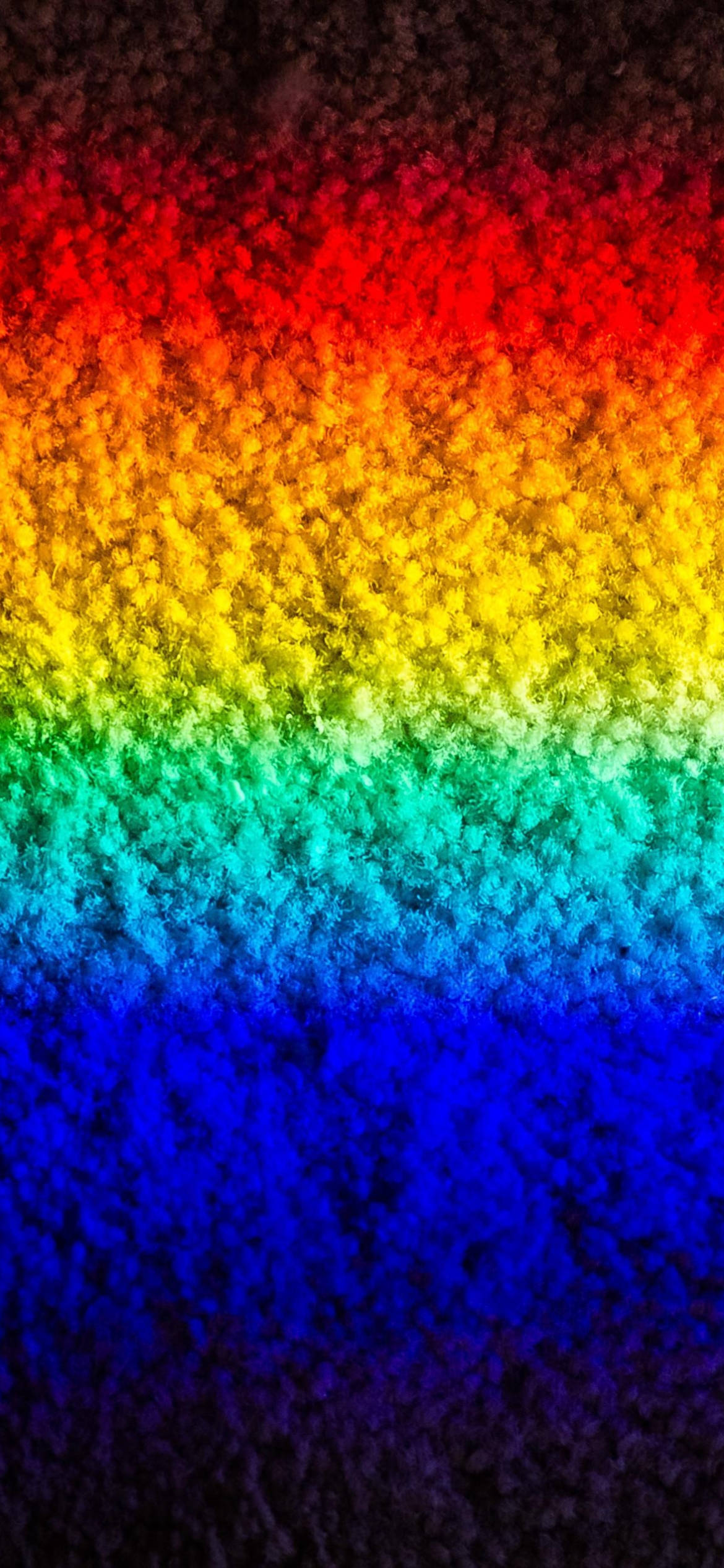 Xiaomi Redmi Note 9, rainbow gradient, textured fluffy cloud-like formations, Full HD Phone Wallpaper