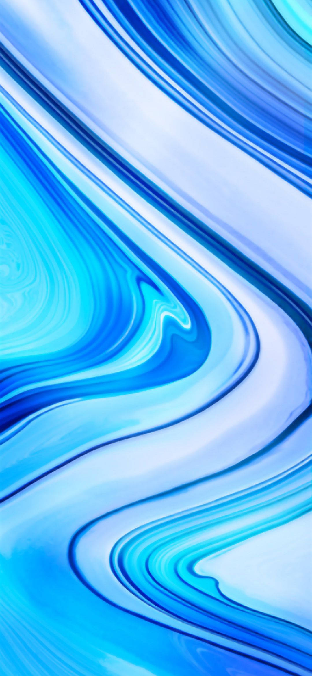 Xiaomi Redmi Note 9, blue, white, Full HD Phone Wallpaper