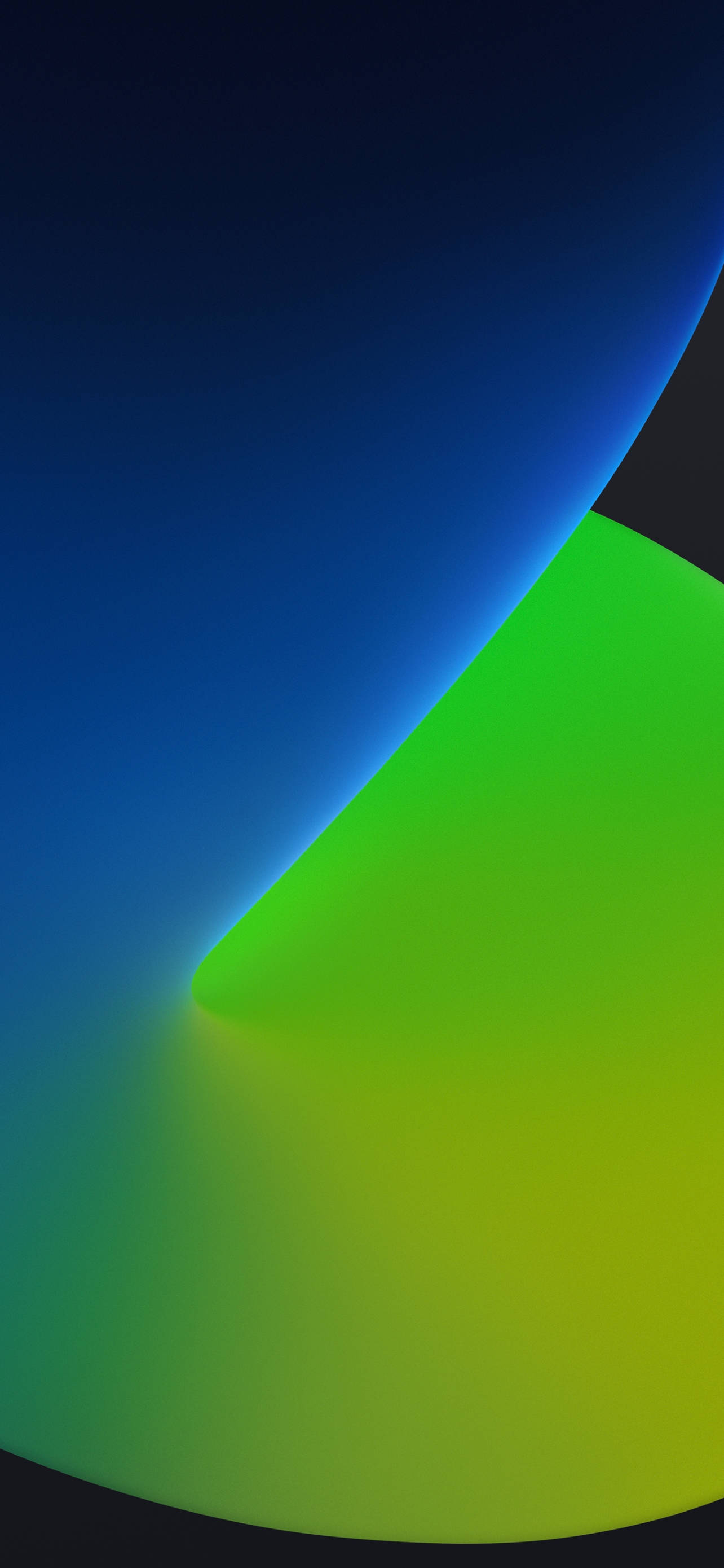 Xiaomi Redmi Note 9, iOS, deep blue, 2K Phone Wallpaper