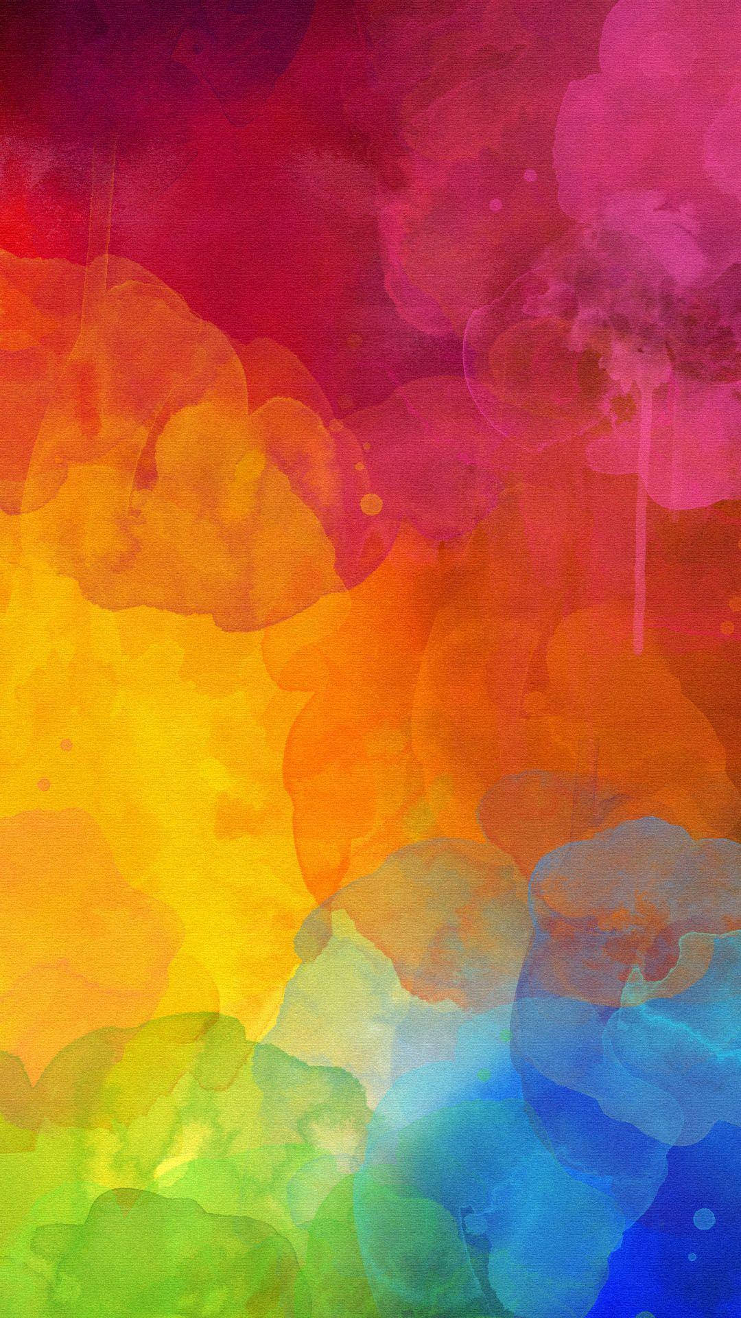 Xiaomi, abstract colors, watercolor swirls, Full HD Phone Wallpaper