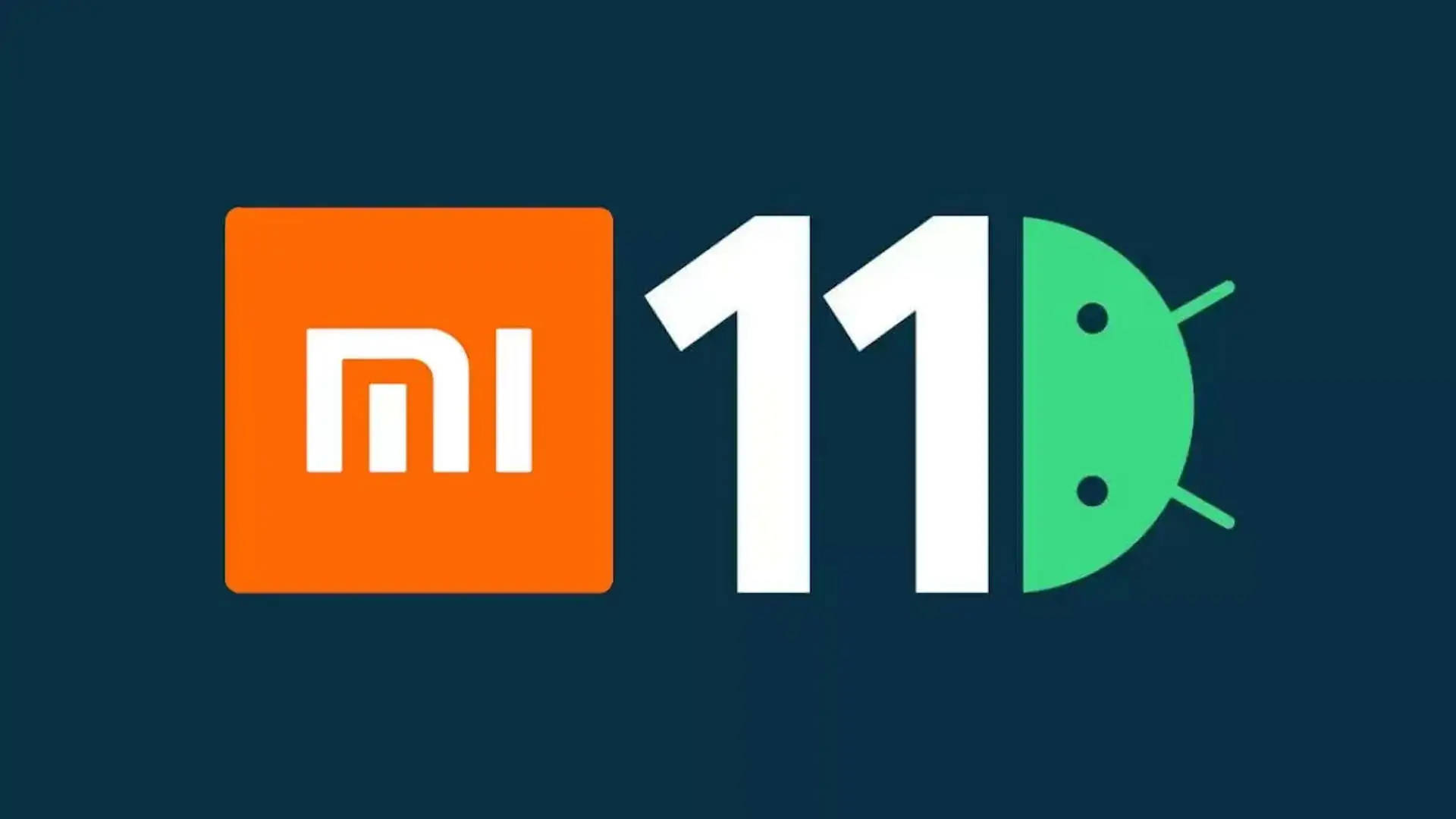 Xiaomi, Android 11, orange Xiaomi logo, Full HD Desktop Wallpaper