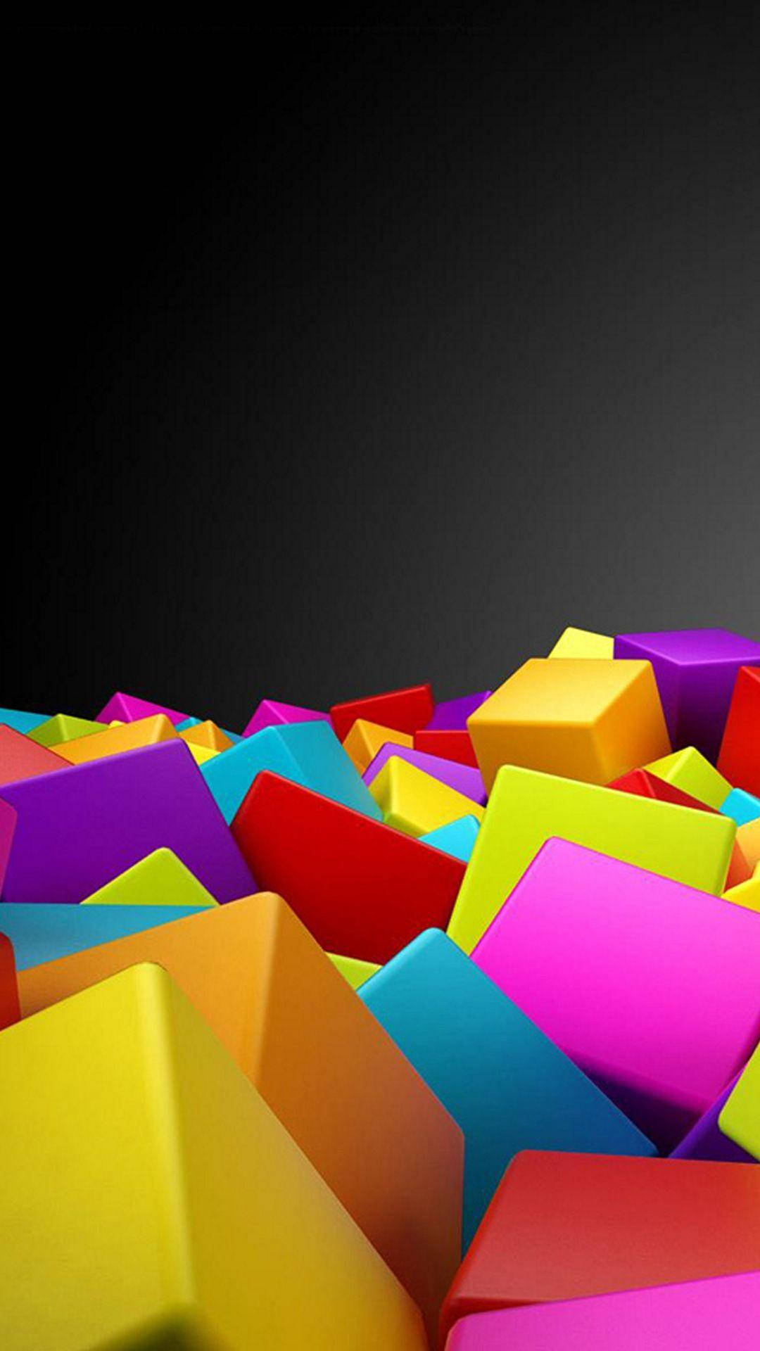 Xiaomi, Colorful Cubes, multicolored cubes, Full HD Phone Wallpaper