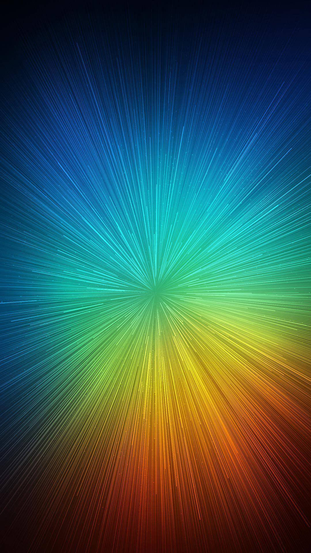 Xiaomi, colorful lines, rainbow colors, Full HD Phone Wallpaper