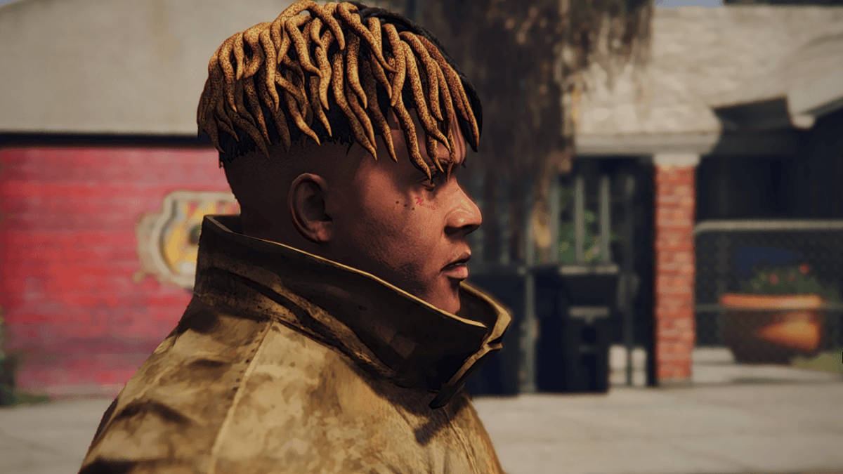 Xxxtentacion, anime, cornrow dreadlocks, SD Desktop Wallpaper