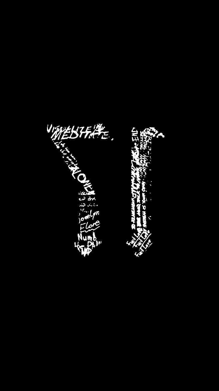XxxTentacion Bad, inverted 17, white stylized letter 'N', HD Phone Wallpaper