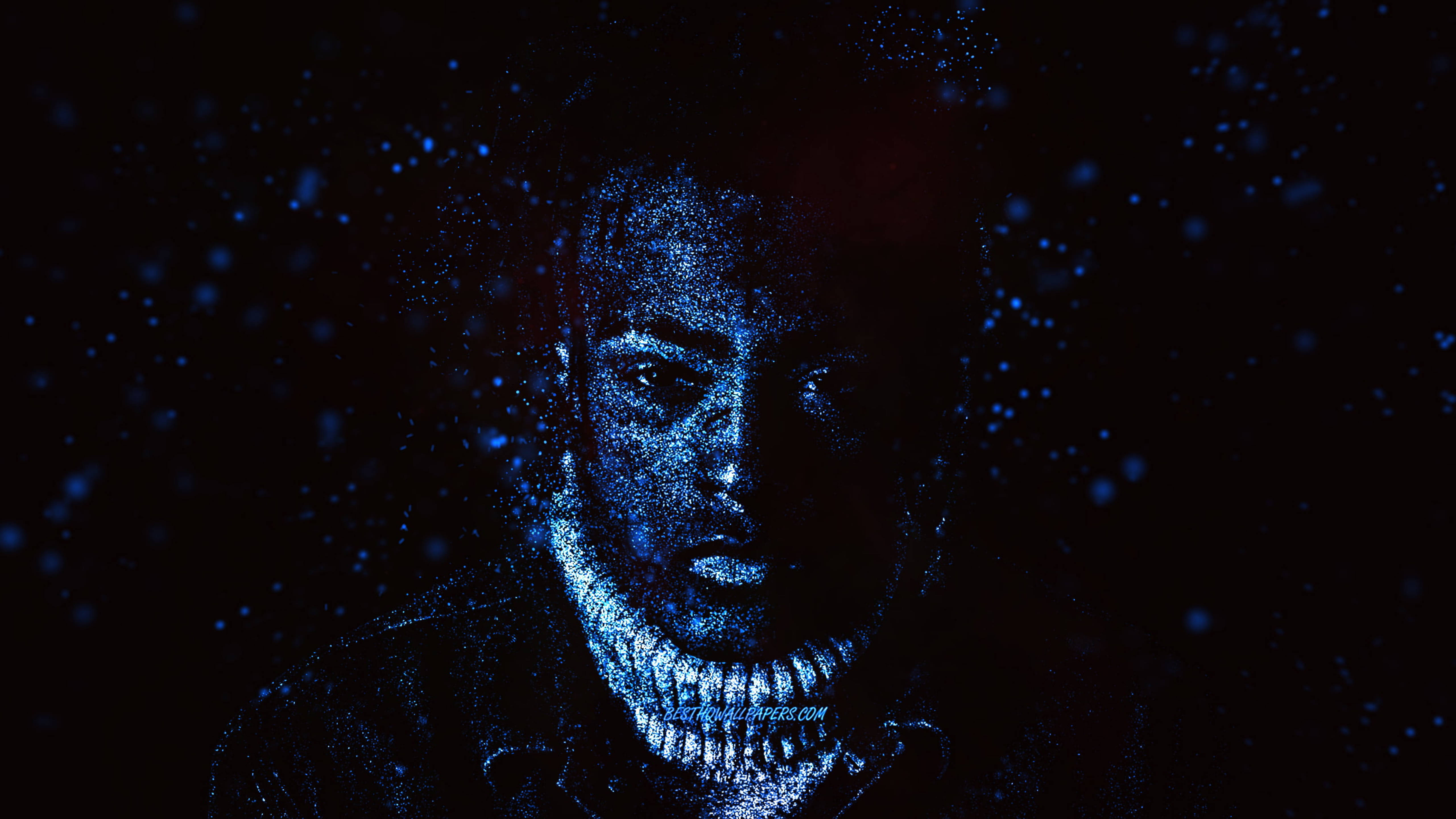 XXXTentacion Blue, glitter, high-collared coat, 5K Desktop Wallpaper