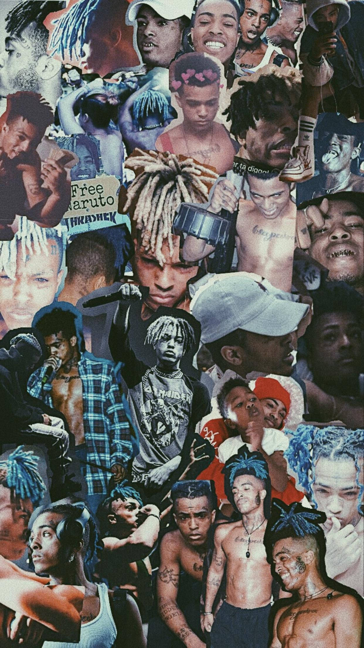 Xxxtentacion, animated tribute, hip-hop artists, Full HD Phone Wallpaper