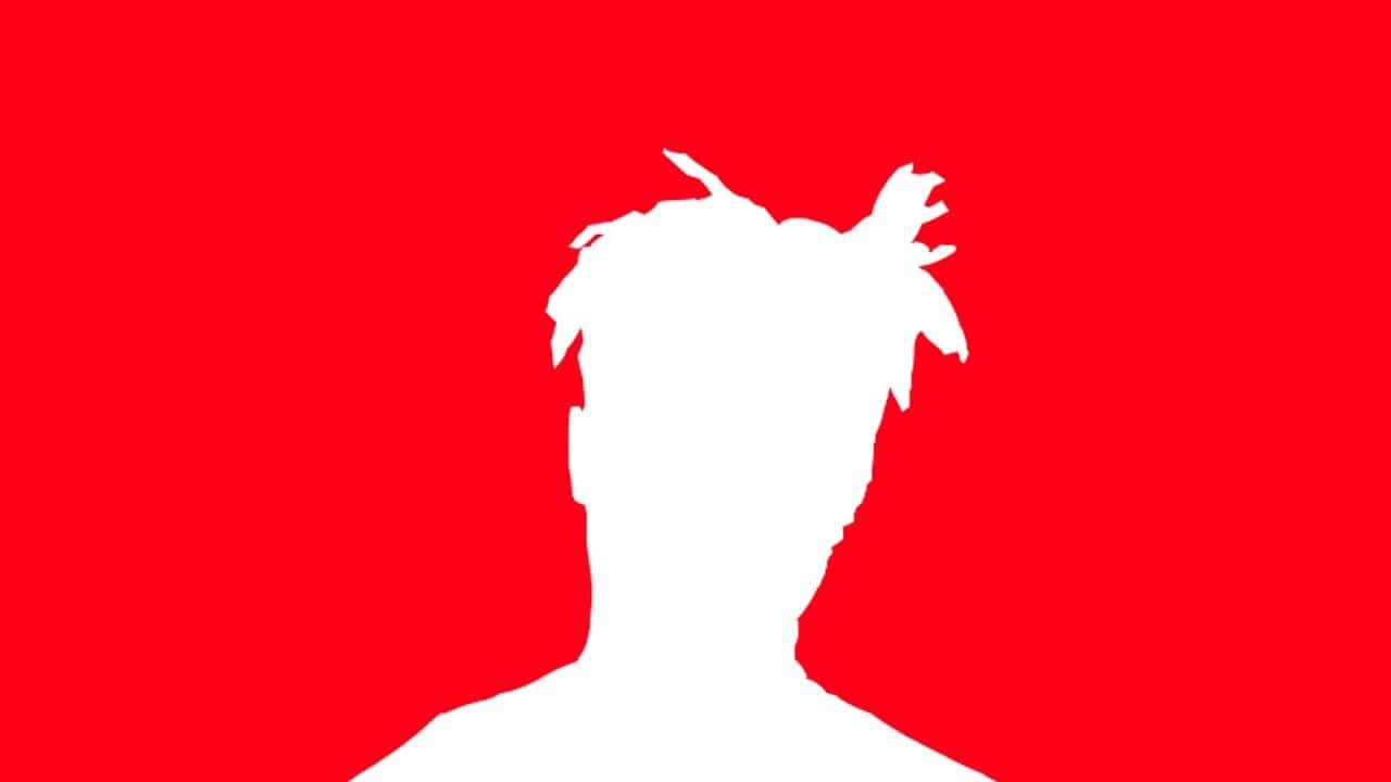 Xxxtentacion Laptop, stark white silhouette, spiky hair, HD Desktop Wallpaper