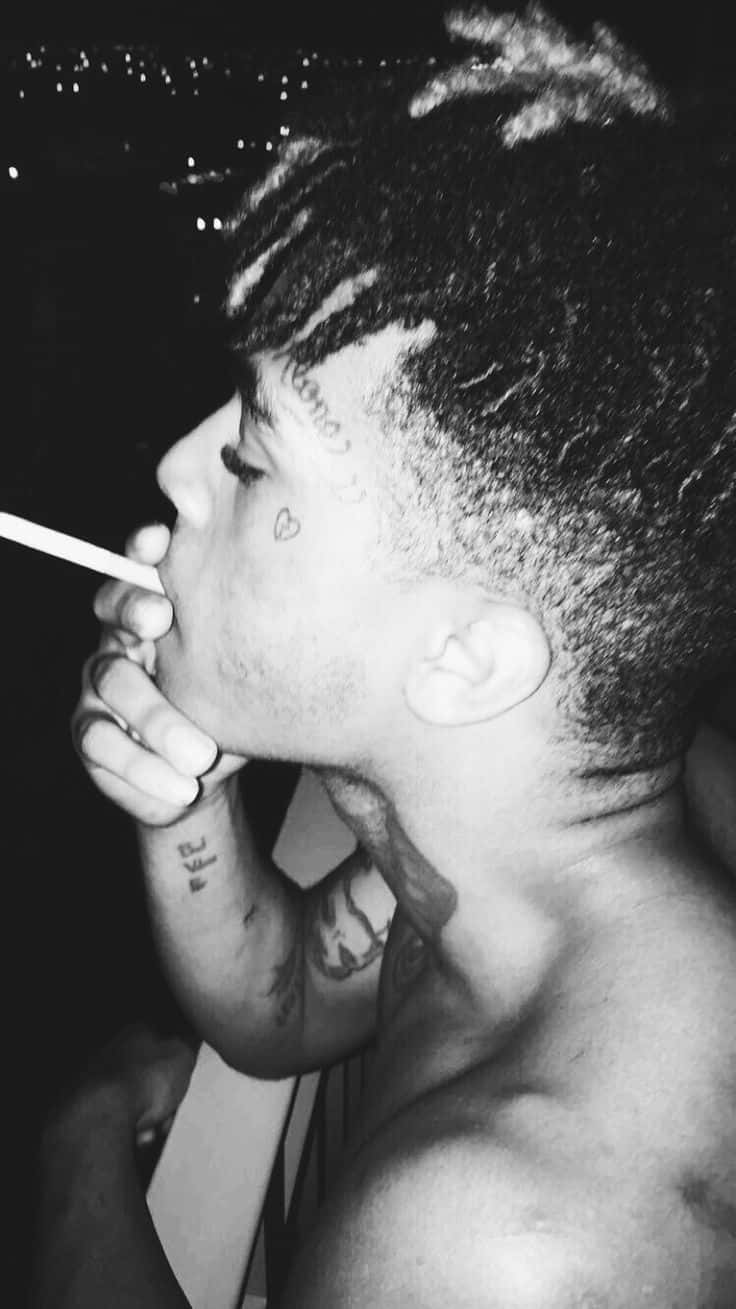 Xxxtentacion, tattooed person, cigarette, HD Phone Wallpaper