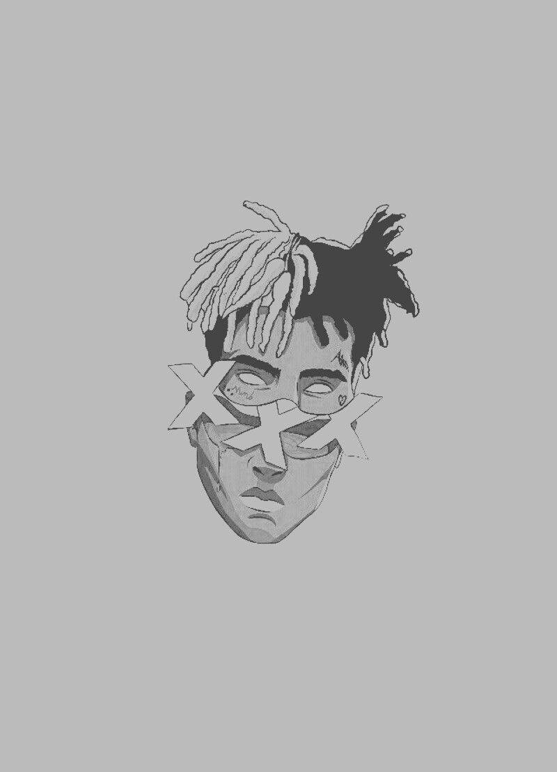 Xxxtentacion, dreadlocks, X's over eyes, SD Phone Wallpaper
