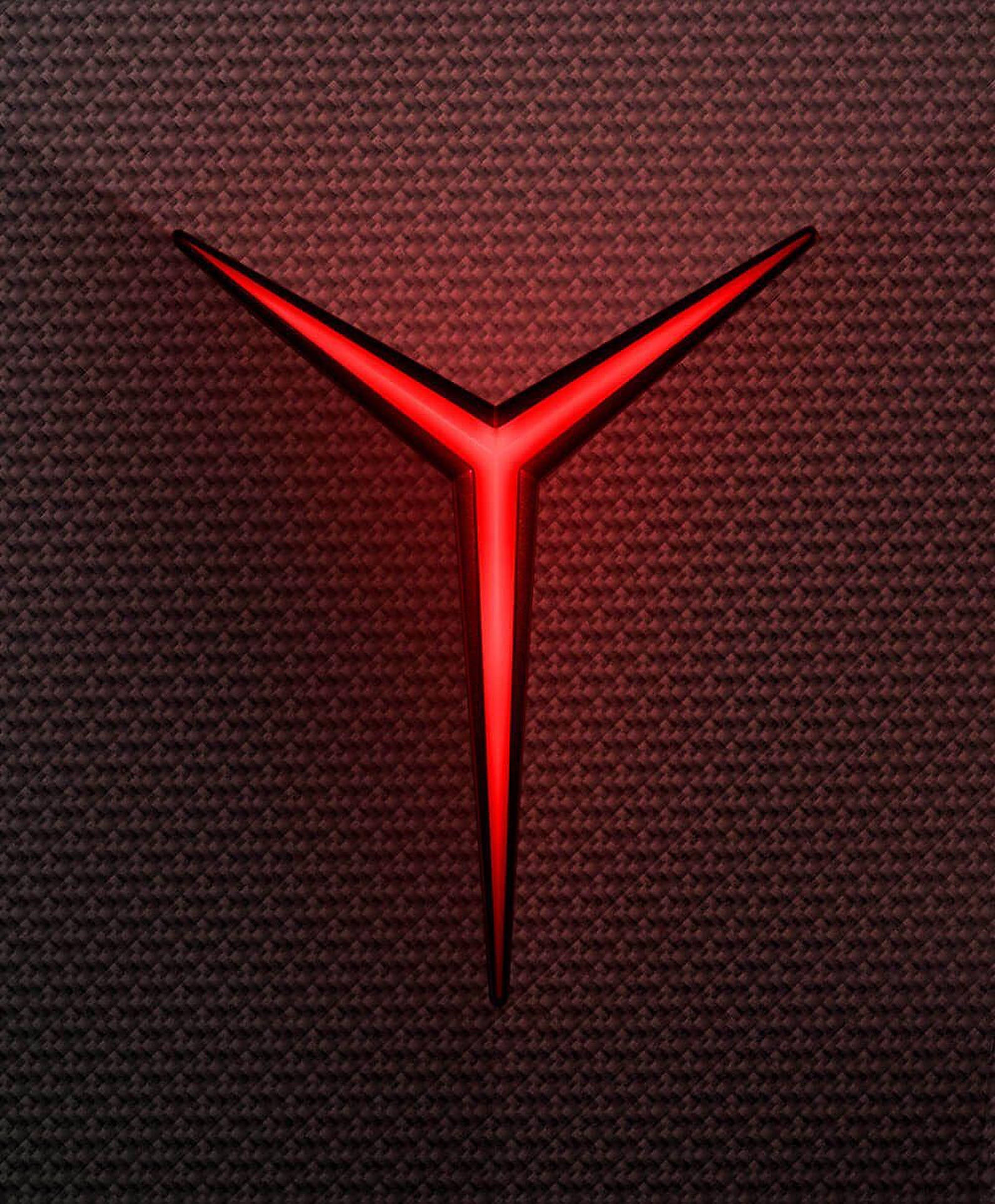 neon red letter y, glowing red angular logo, dark textured fabric, Full HD Phone Wallpaper
