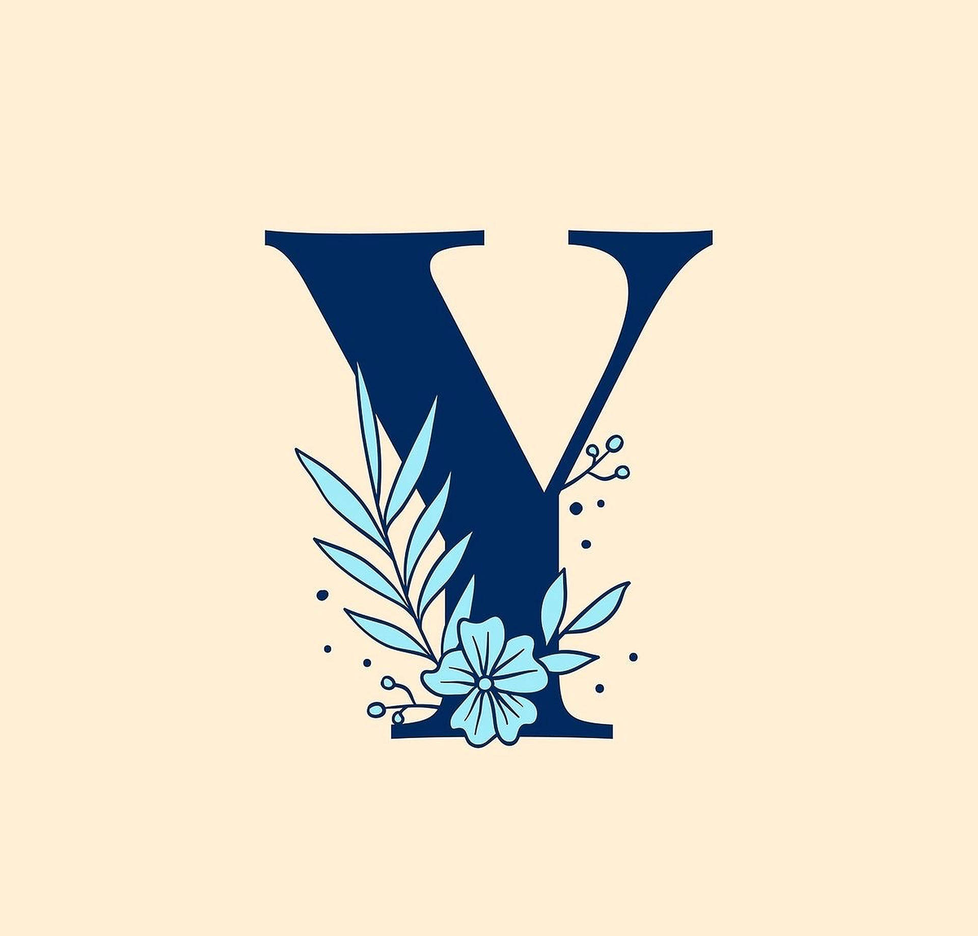 blue letter y, navy blue, light blue, Full HD Desktop Wallpaper