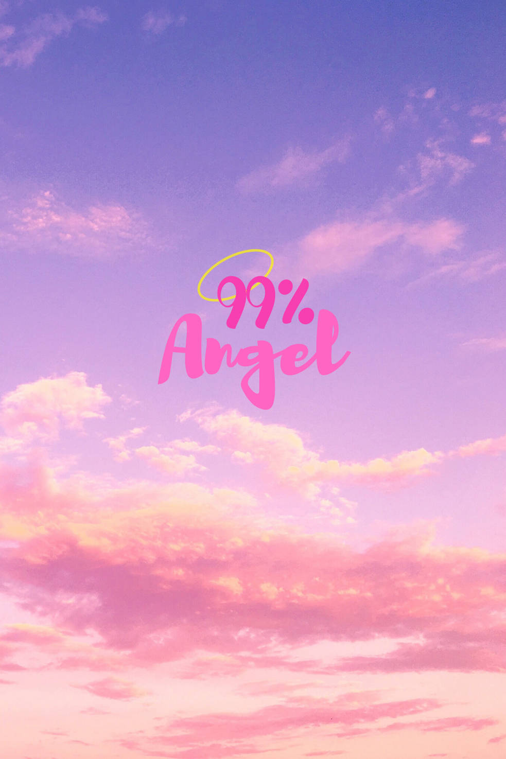 Y2k Aesthetic, 99% Angel, pink and purple sunset sky, HD Phone Wallpaper