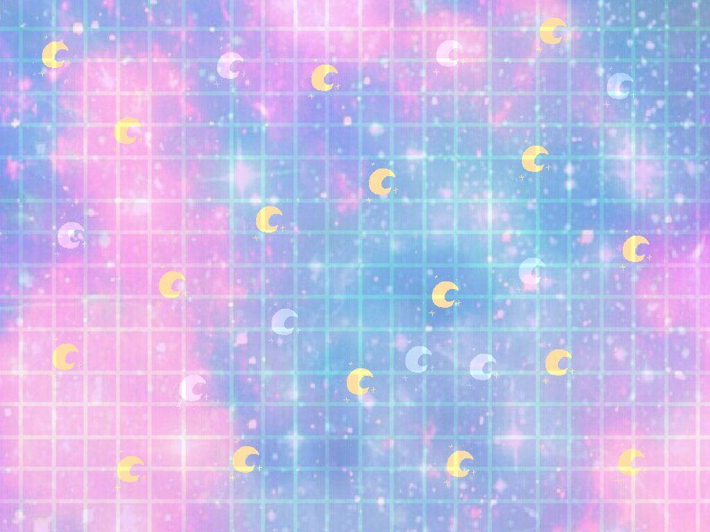 Y2k Aesthetic, pastel pink, pastel blue, SD Desktop Wallpaper