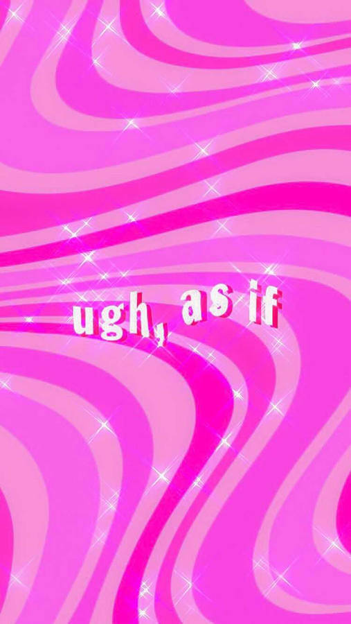 Y2k Aesthetic, vibrant pink, wavy stripes, SD Phone Wallpaper