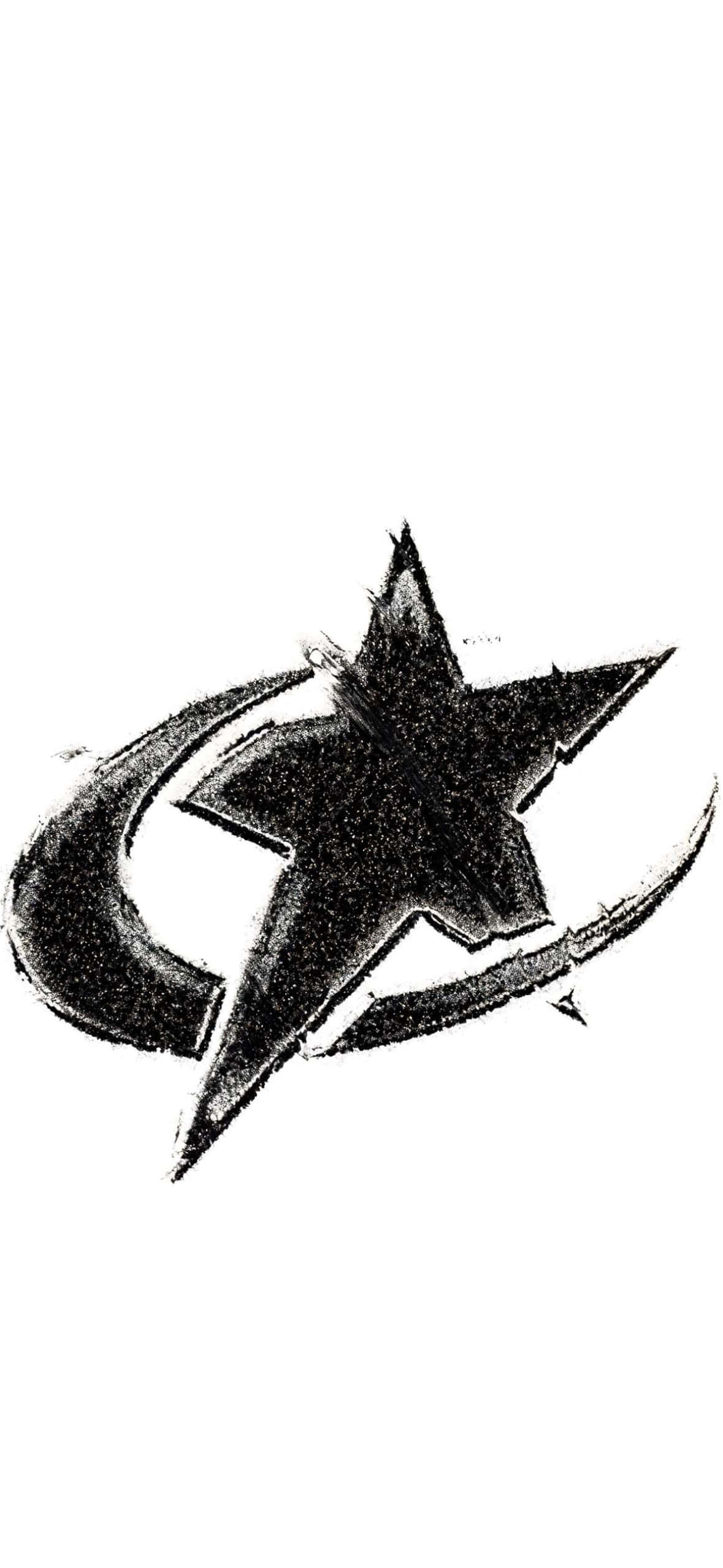 Y2k iPhone, star logo, crescent moon, Full HD Phone Wallpaper