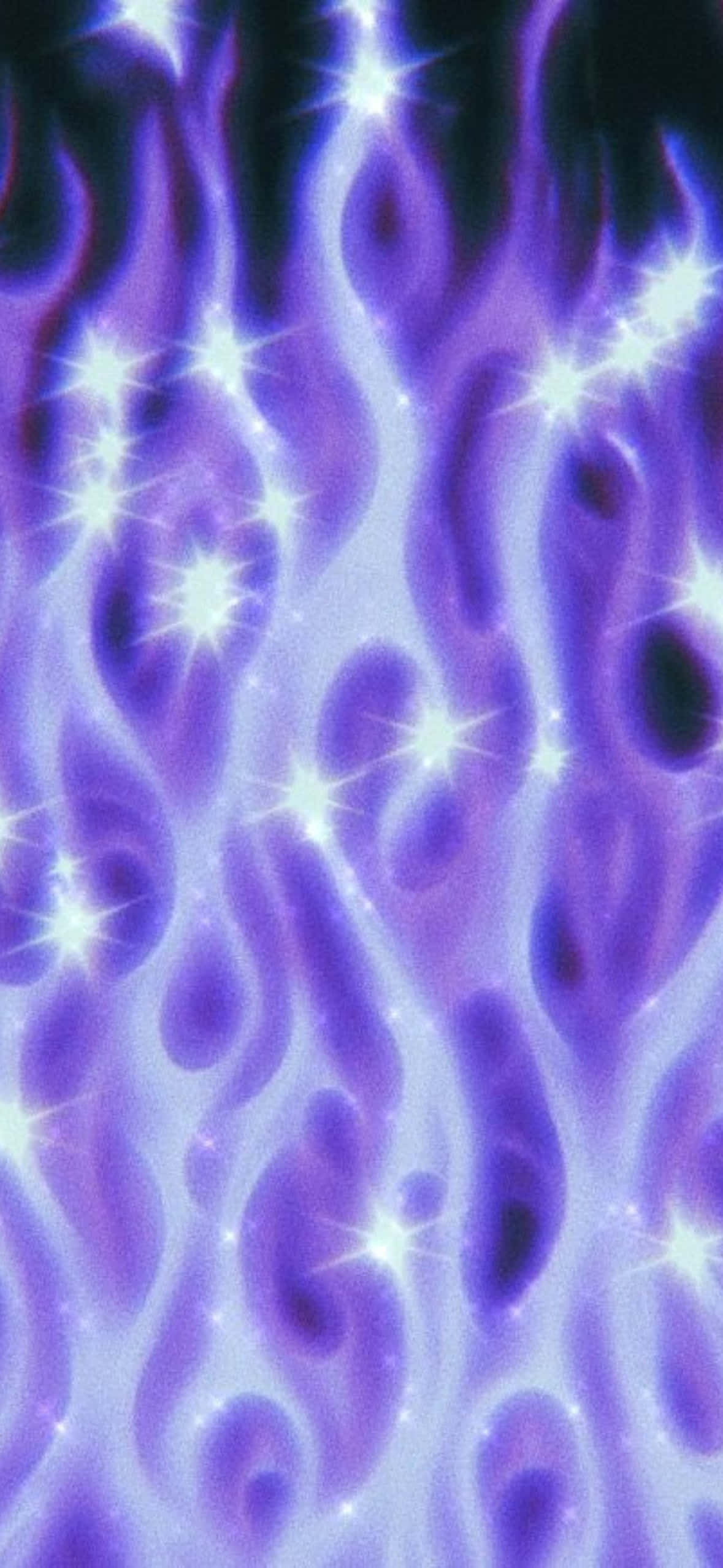 Y2k iPhone, purple flame, blue flame, Full HD Phone Wallpaper