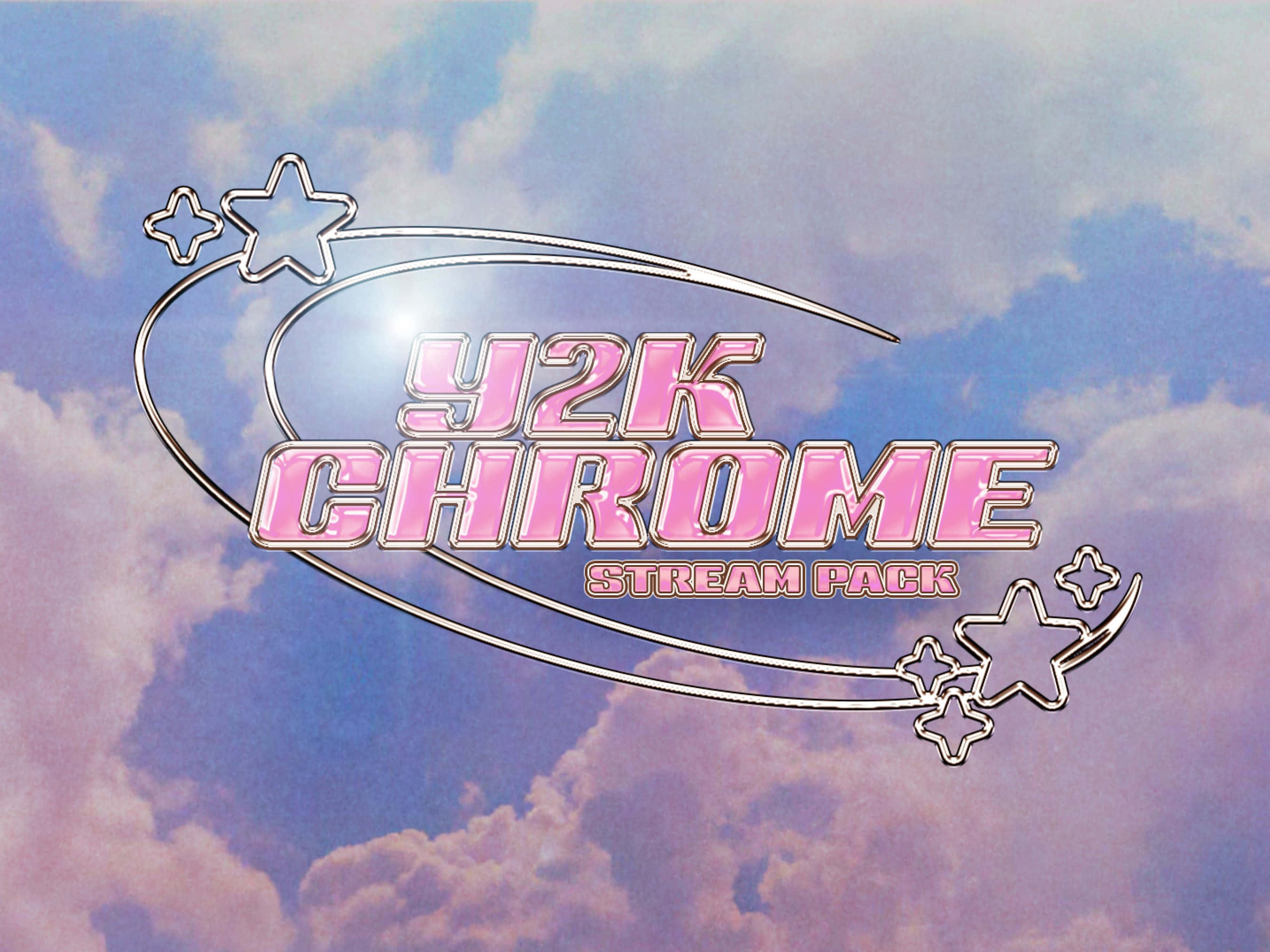 chrome, pink chrome, Y2K, 2K Desktop Wallpaper