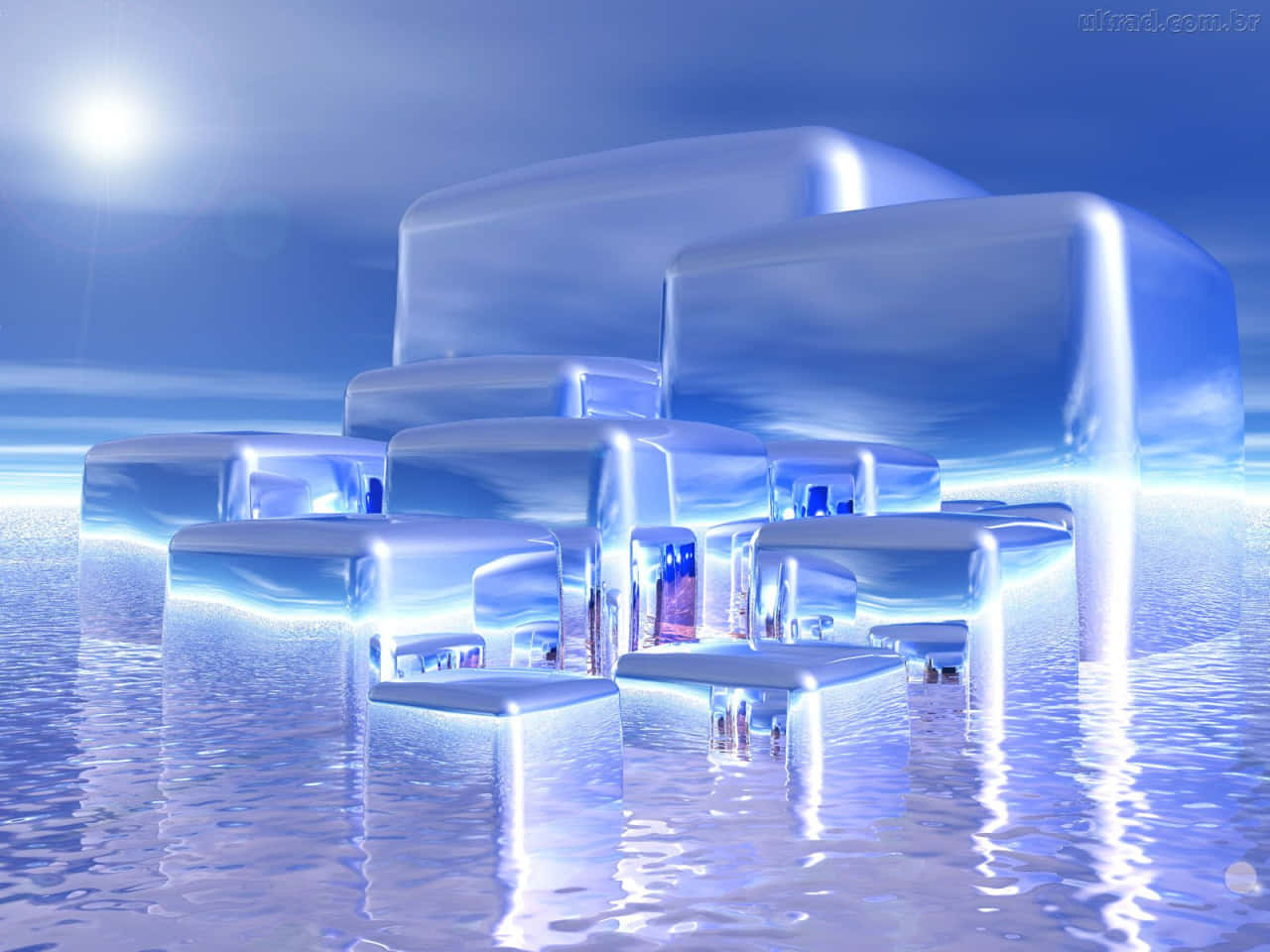 vaporwave, cyber, Y2K, HD Desktop Wallpaper