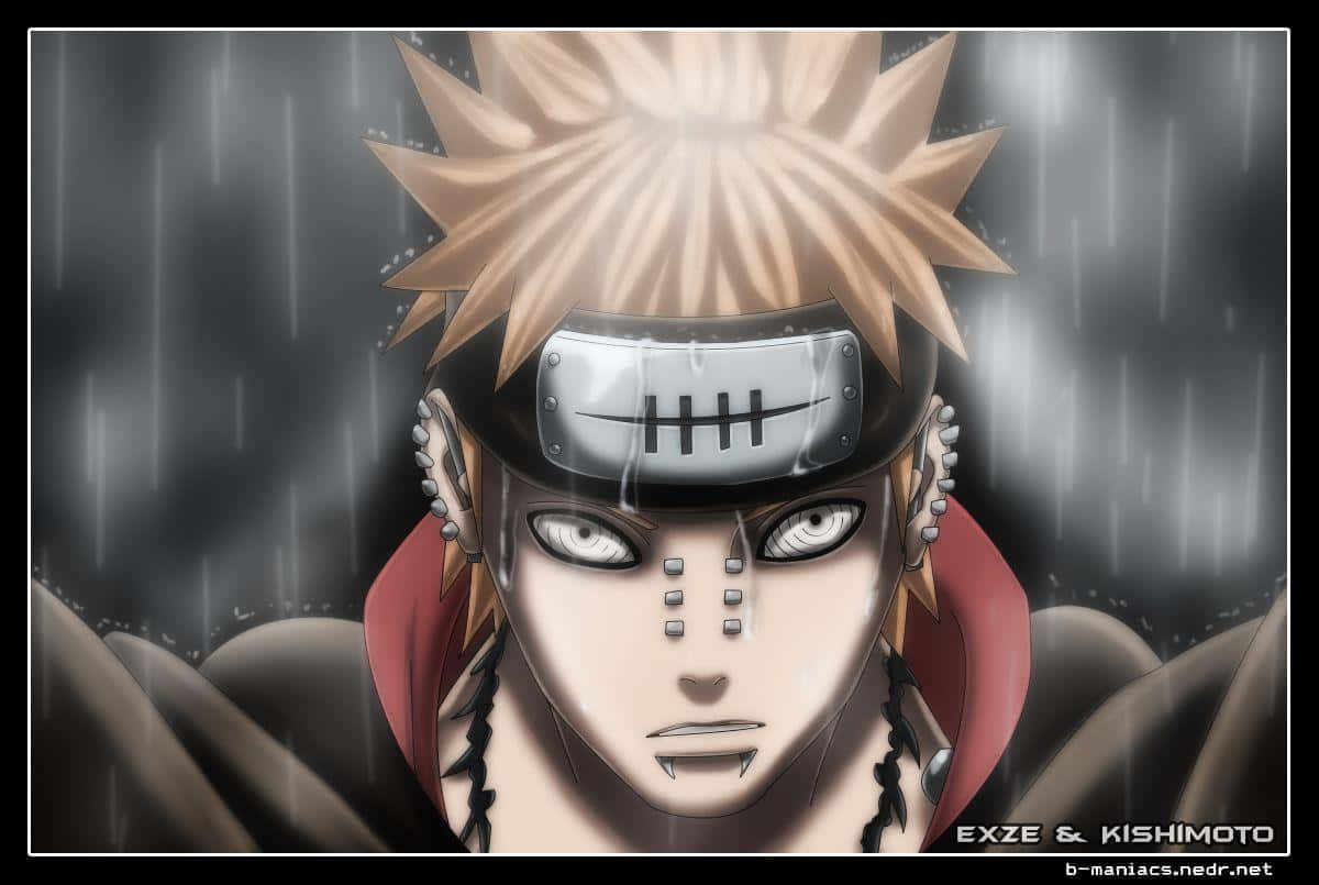 Yahiko, spiky blonde hair, red cloak, SD Desktop Wallpaper