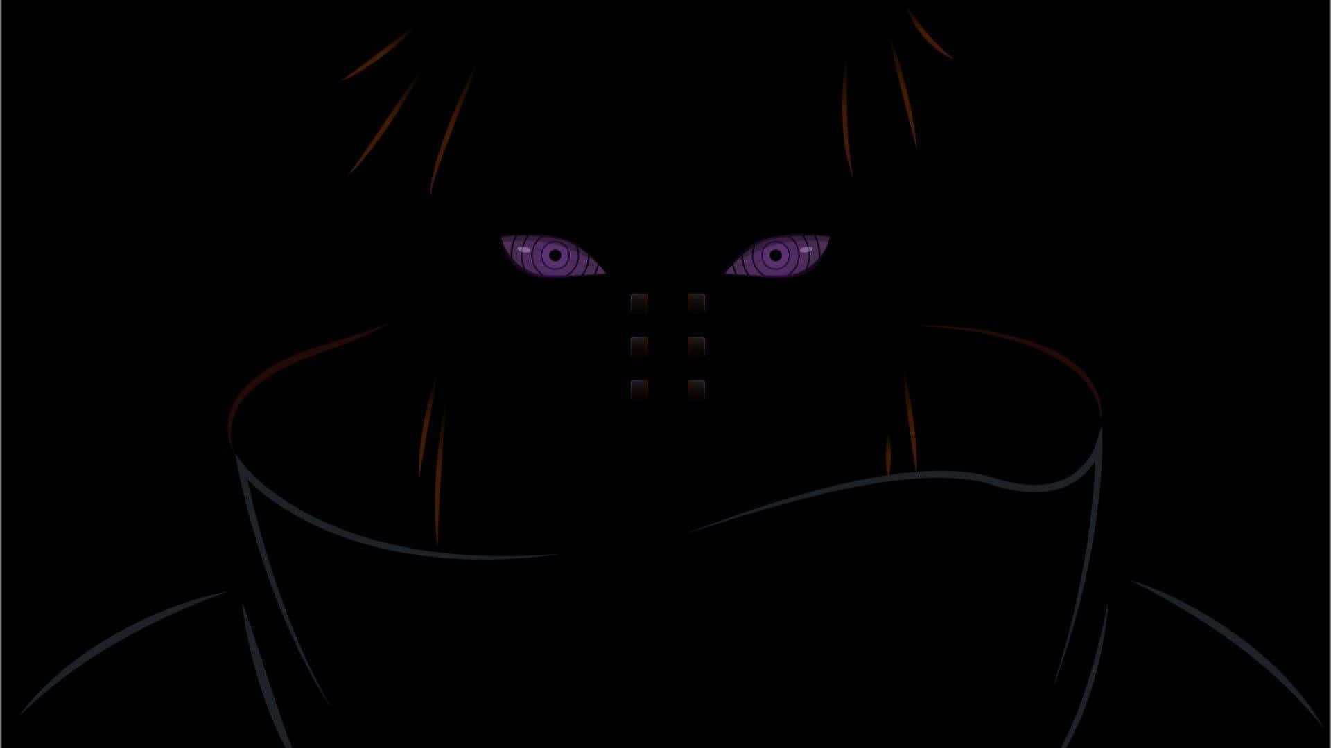 Yahiko, glowing purple eyes, high collar, Full HD Desktop Wallpaper