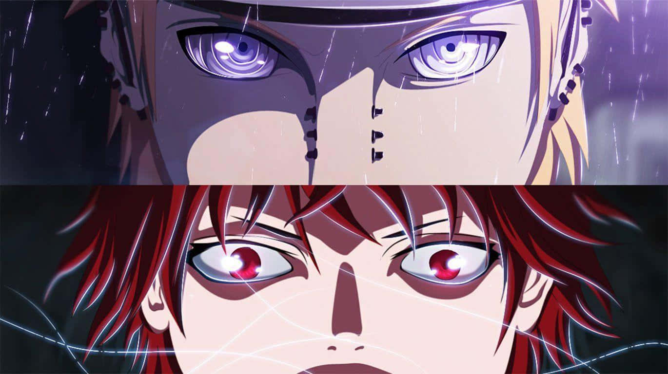 Yahiko, anime characters, glowing eyes, HD Desktop Wallpaper