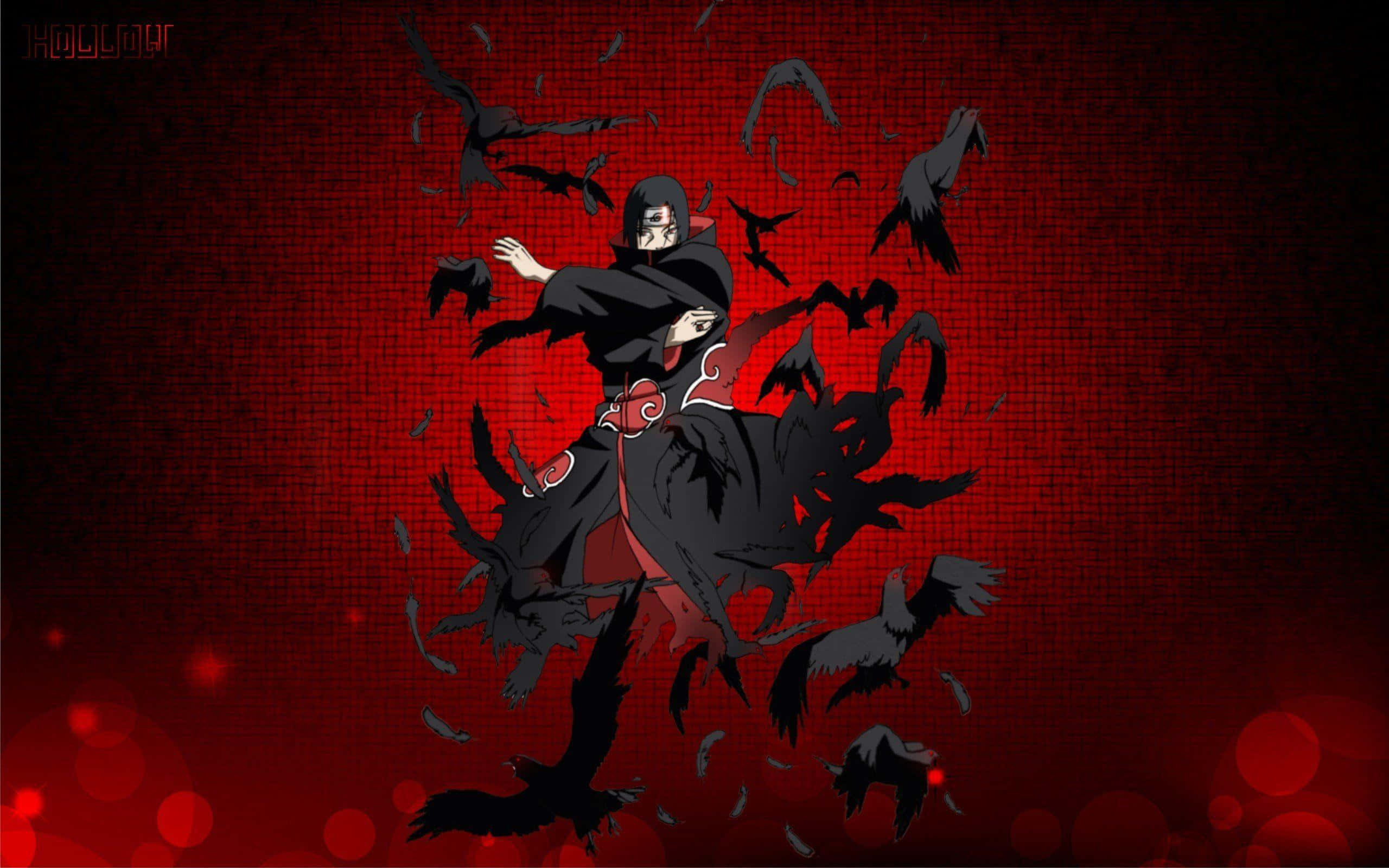 Yahiko, dark cloaked anime figure, black ravens, 2K Desktop Wallpaper