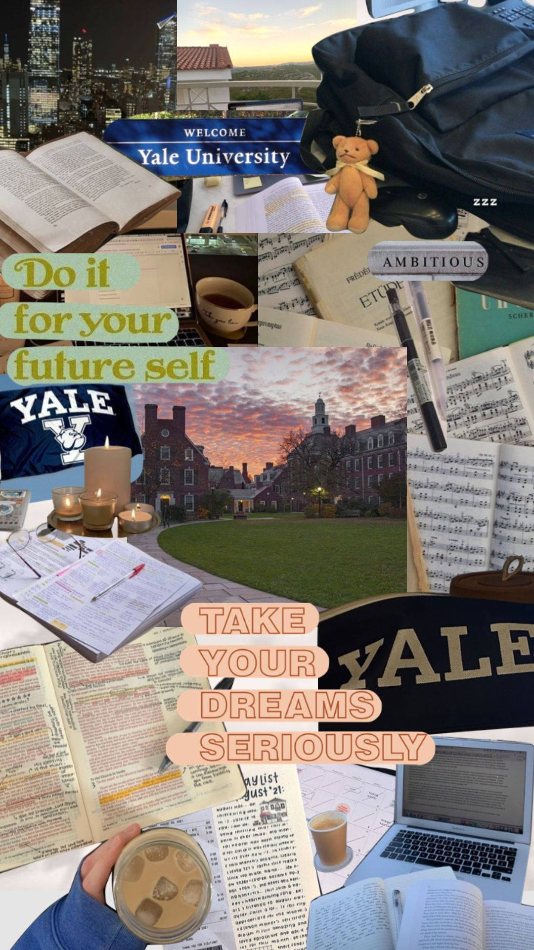 Yale University, campus buildings, sunset, Full HD Phone Wallpaper