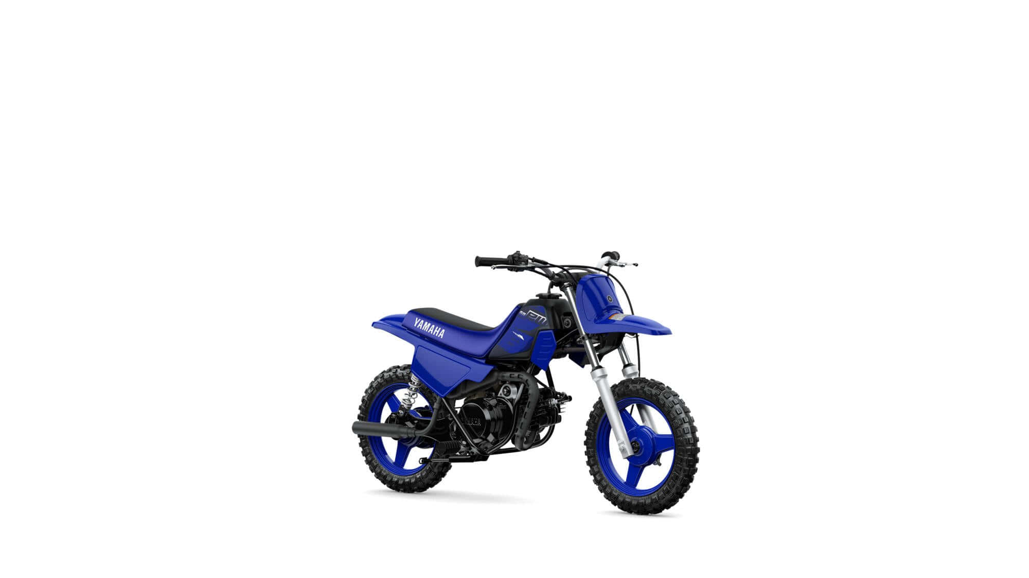 Yamaha, dirt bike, vibrant blue, Full HD Desktop Wallpaper