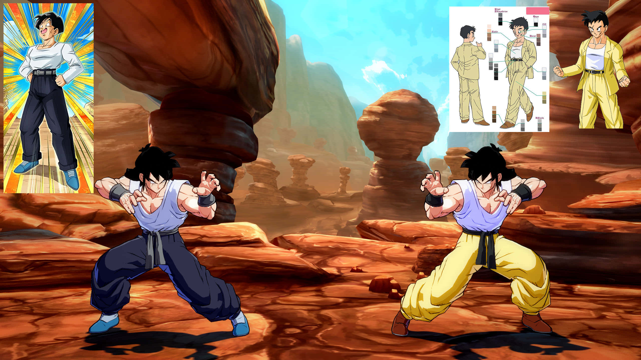 Yamcha, 2560 x 1440, anime warriors, 2K Desktop Wallpaper