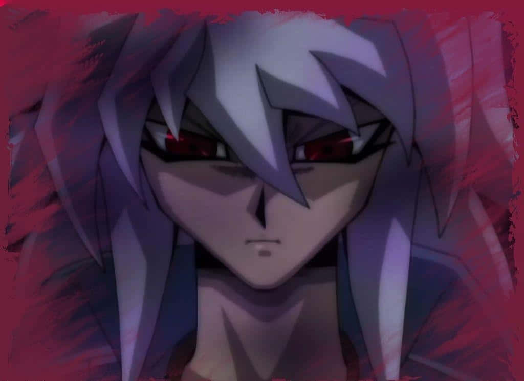 Yami Bakura, silver hair, red eyes, SD Desktop Wallpaper