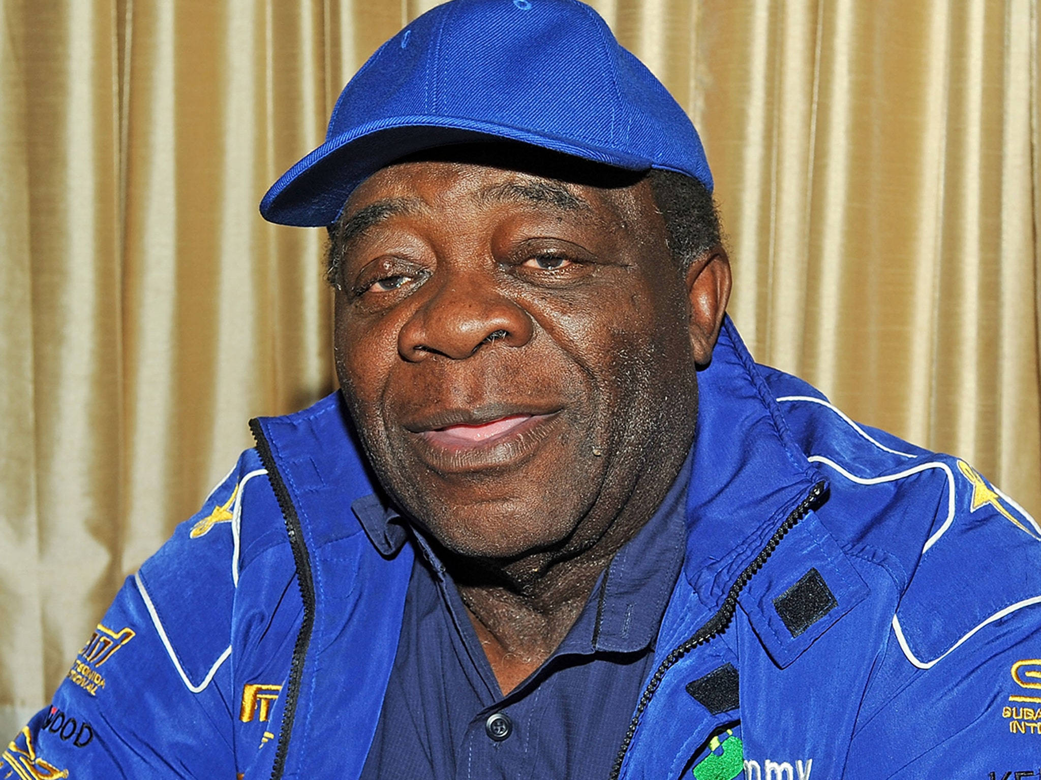 Yaphet Kotto, 2015, blue cap, Full HD Desktop Wallpaper