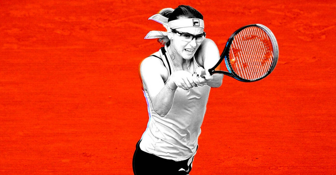 Yaroslava Shvedova, black and white, racket, HD Desktop Wallpaper