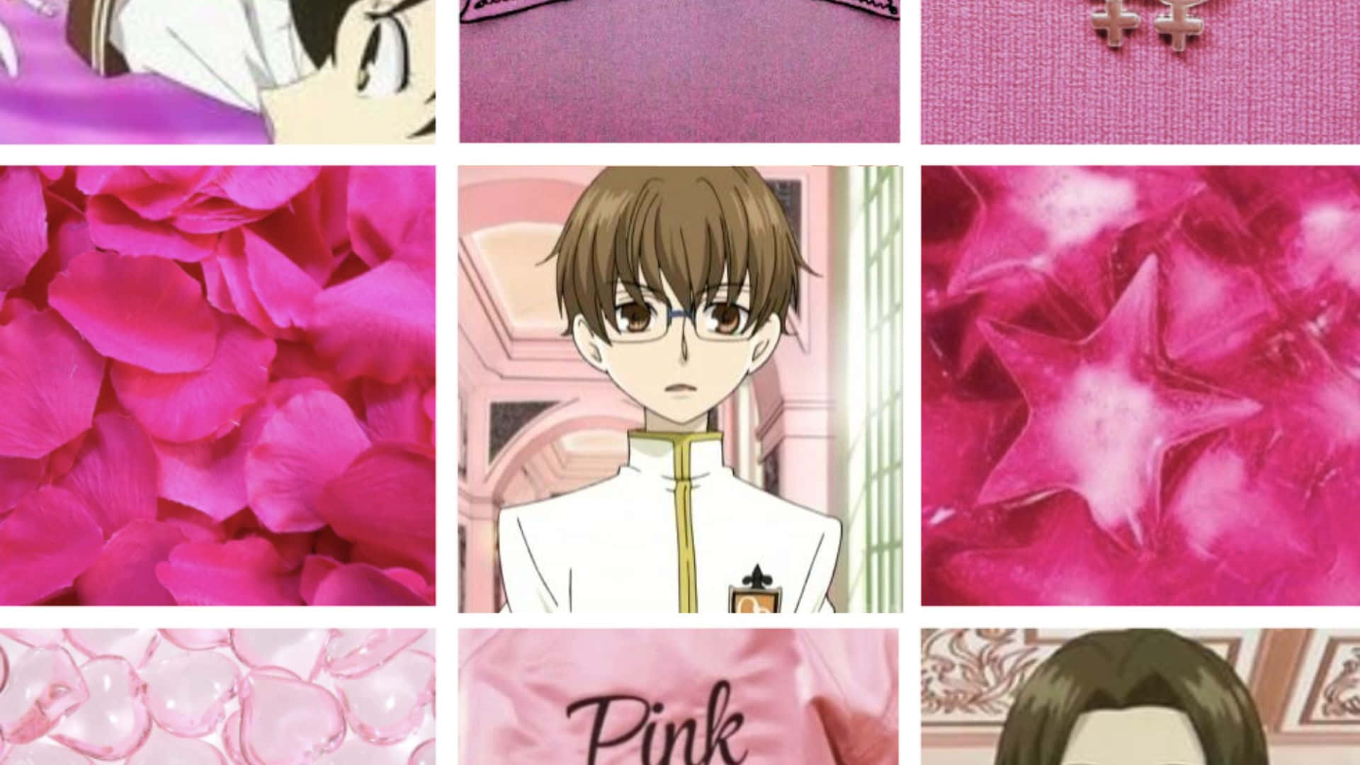 Yasuchika Haninozuka, pink-themed objects, rose petals, Full HD Desktop Wallpaper