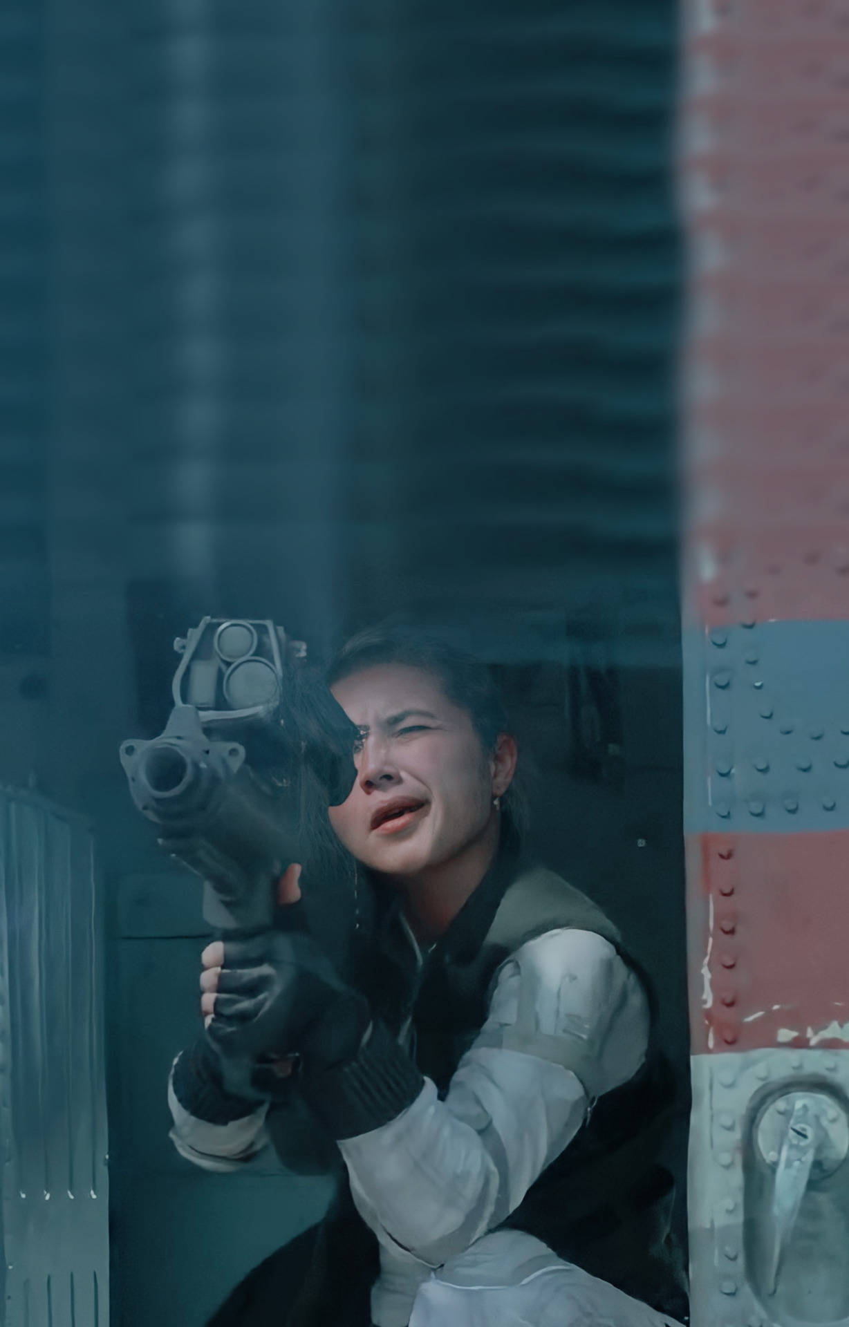Yelena Belova, grenade launcher, tactical gear, Full HD Phone Wallpaper