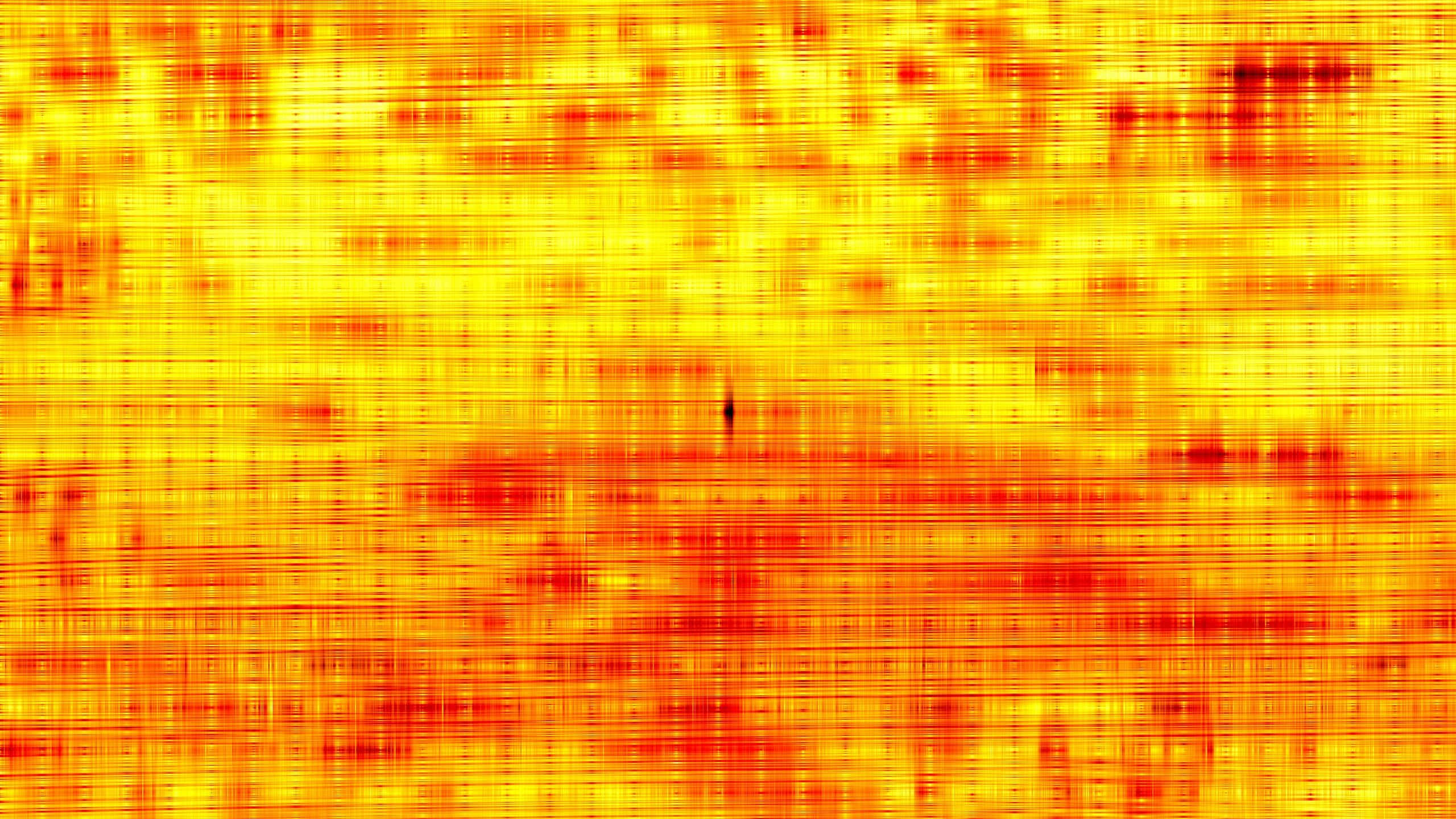 Yellow 2560 X 1440, glowing yellow, orange streaks, 2K Desktop Wallpaper