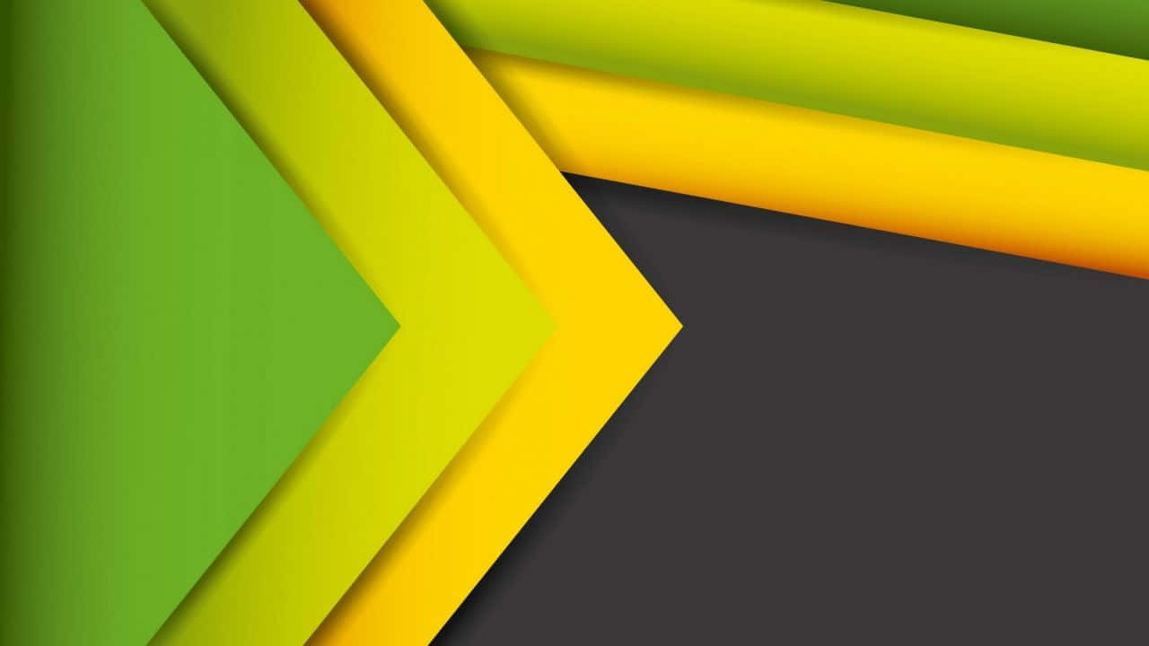 yellow abstract, geometric shapes, dark gray background, HD Desktop Wallpaper