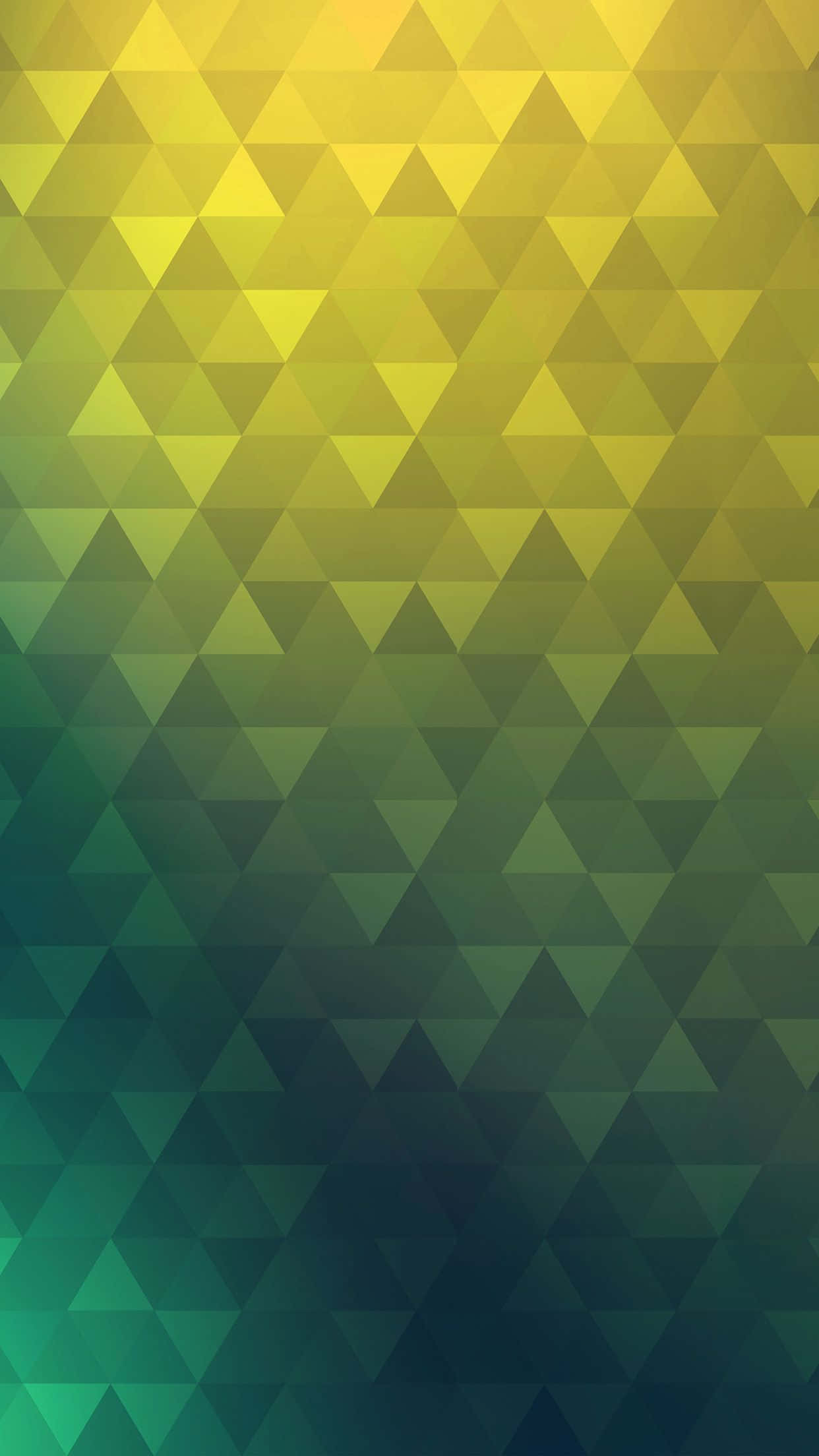 yellow abstract, teal, triangles, Full HD Phone Wallpaper