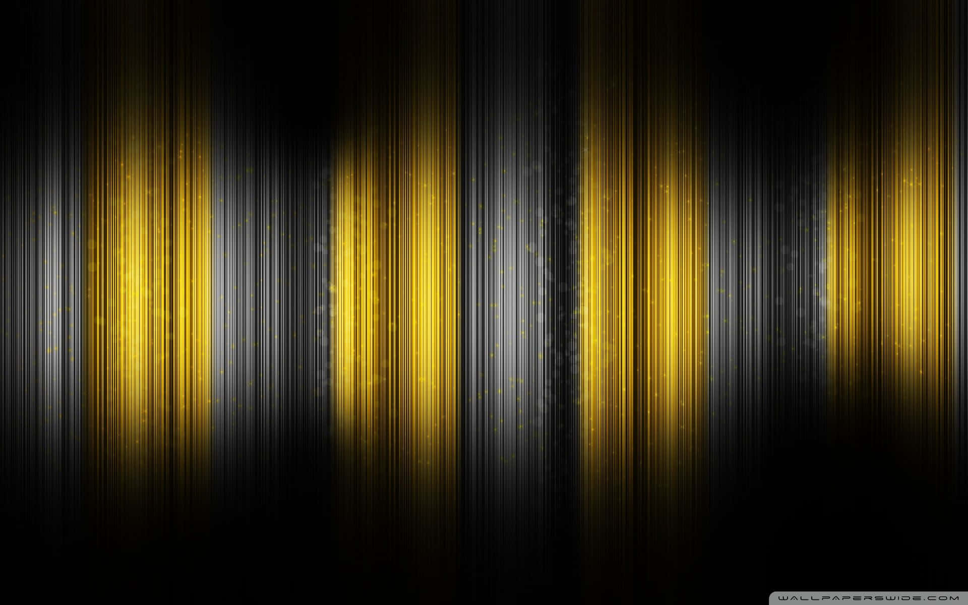 yellow abstract, golden light streaks, dark background, Full HD Desktop Wallpaper
