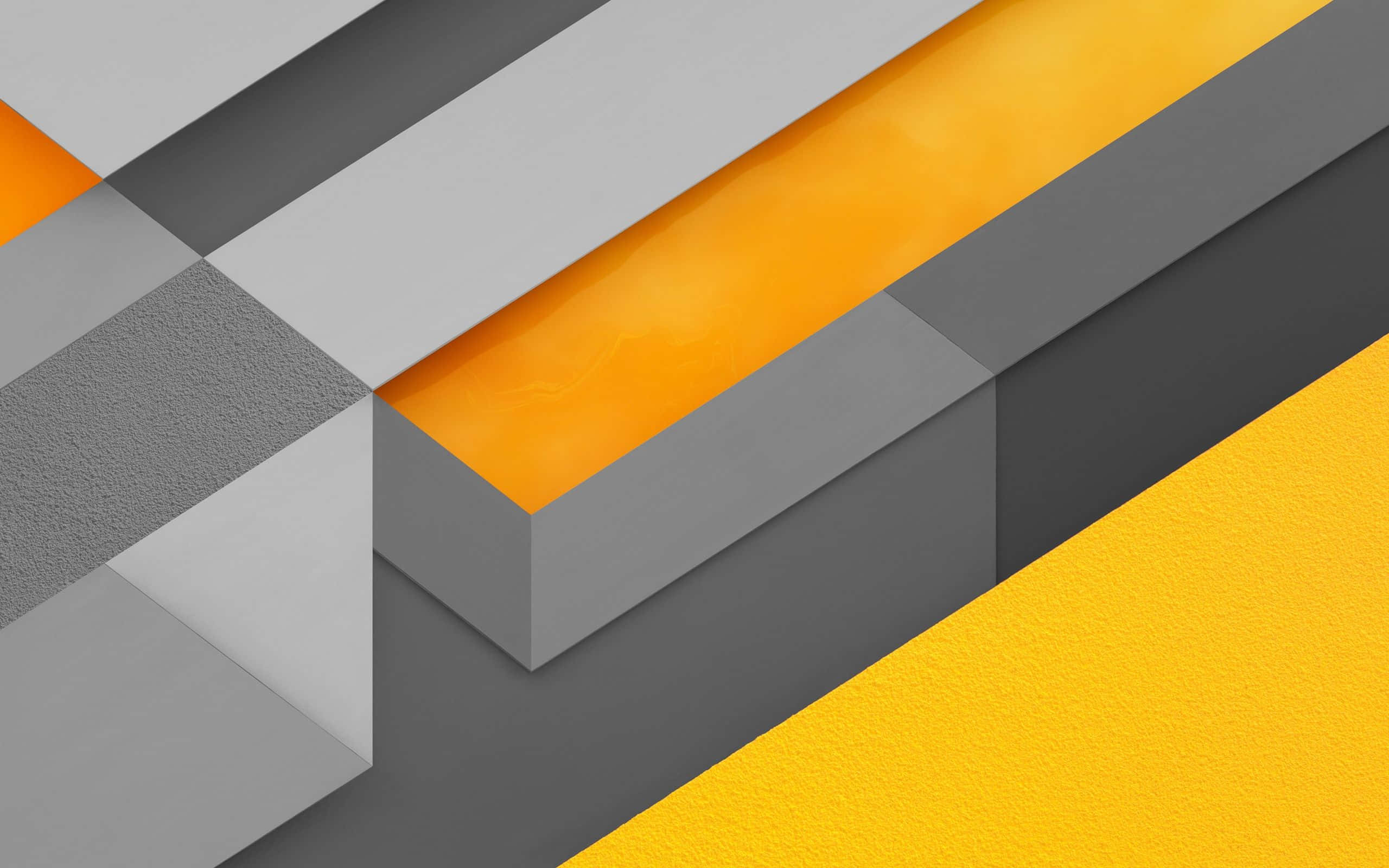 yellow abstract, 2560 x 1600, geometric abstract composition, 2K Desktop Wallpaper
