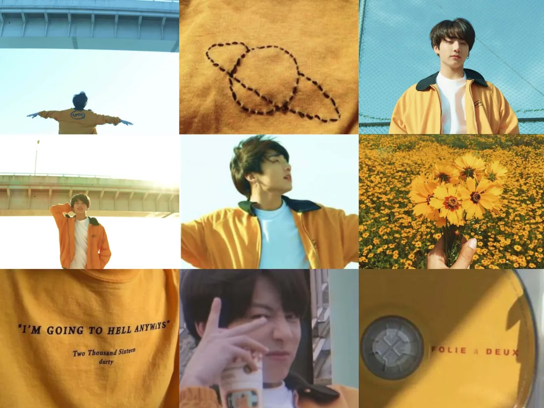Yellow Aesthetic Collage