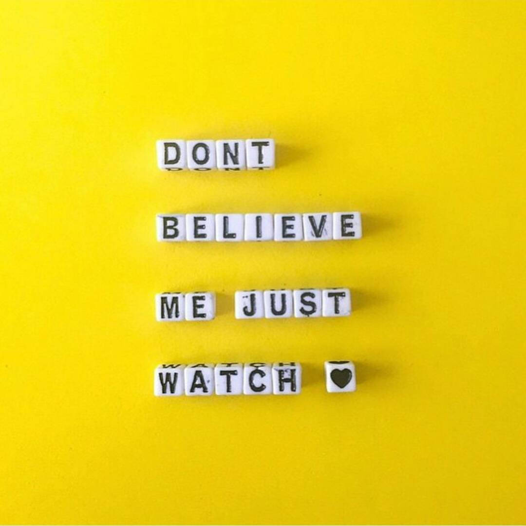 Yellow Aesthetic Computer, vibrant yellow background, White letter tiles, SD Desktop Wallpaper