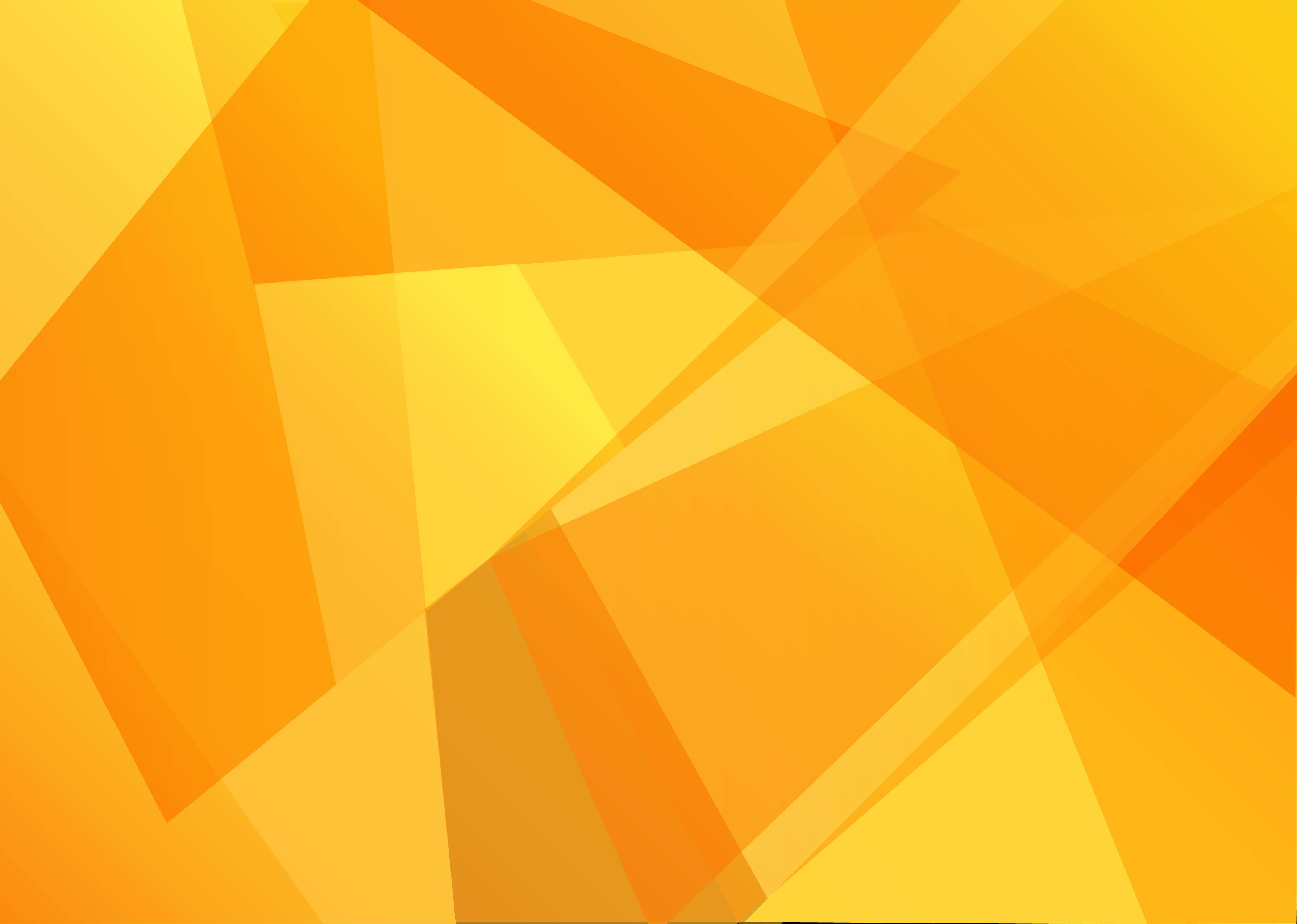 yellow aesthetic laptop, abstract geometric pattern, overlapping translucent triangles, 2K Desktop Wallpaper
