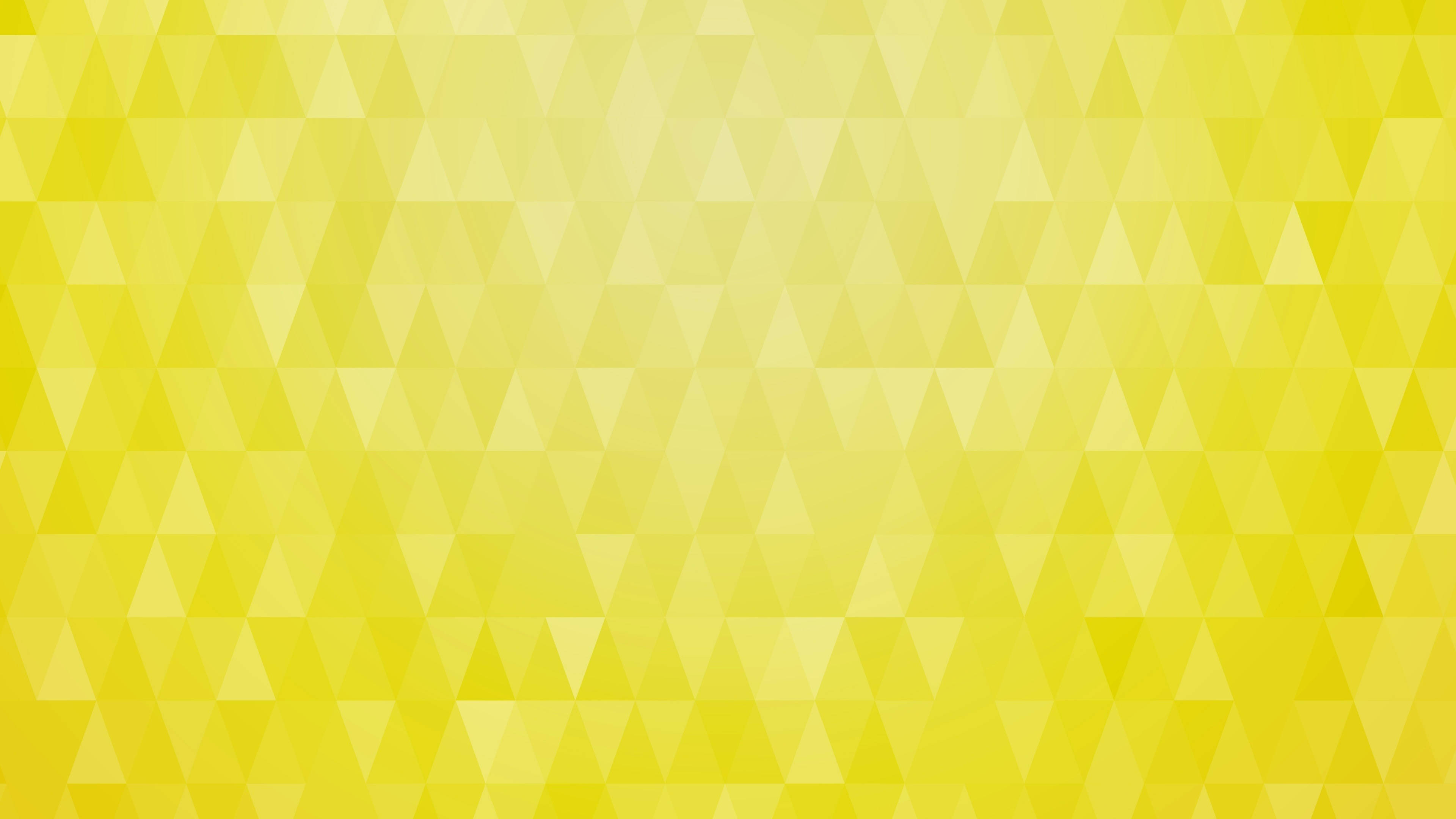 yellow aesthetic laptop, triangles, translucent triangular facets, 4K Desktop Wallpaper