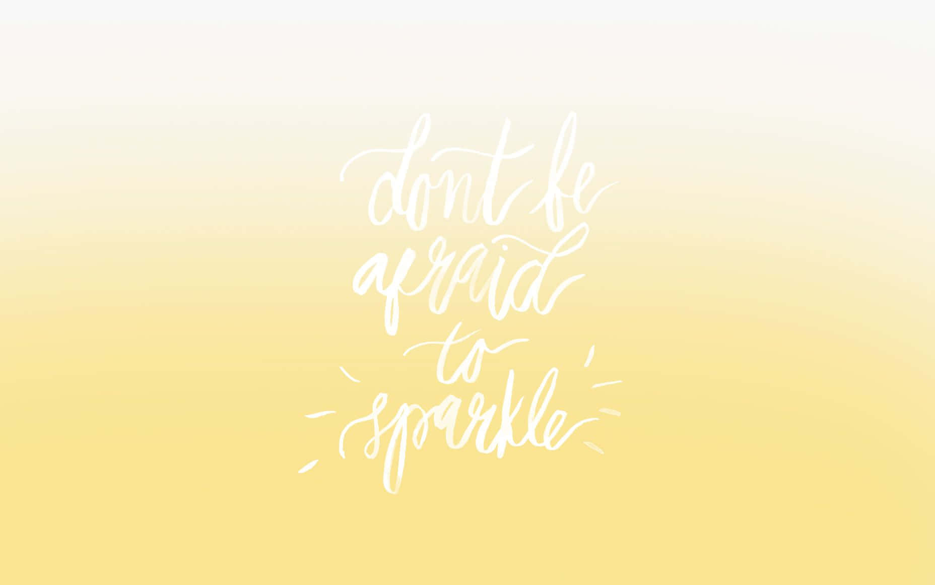 yellow aesthetic phone, soft yellow gradient, whimsical white calligraphy, HD Desktop Wallpaper